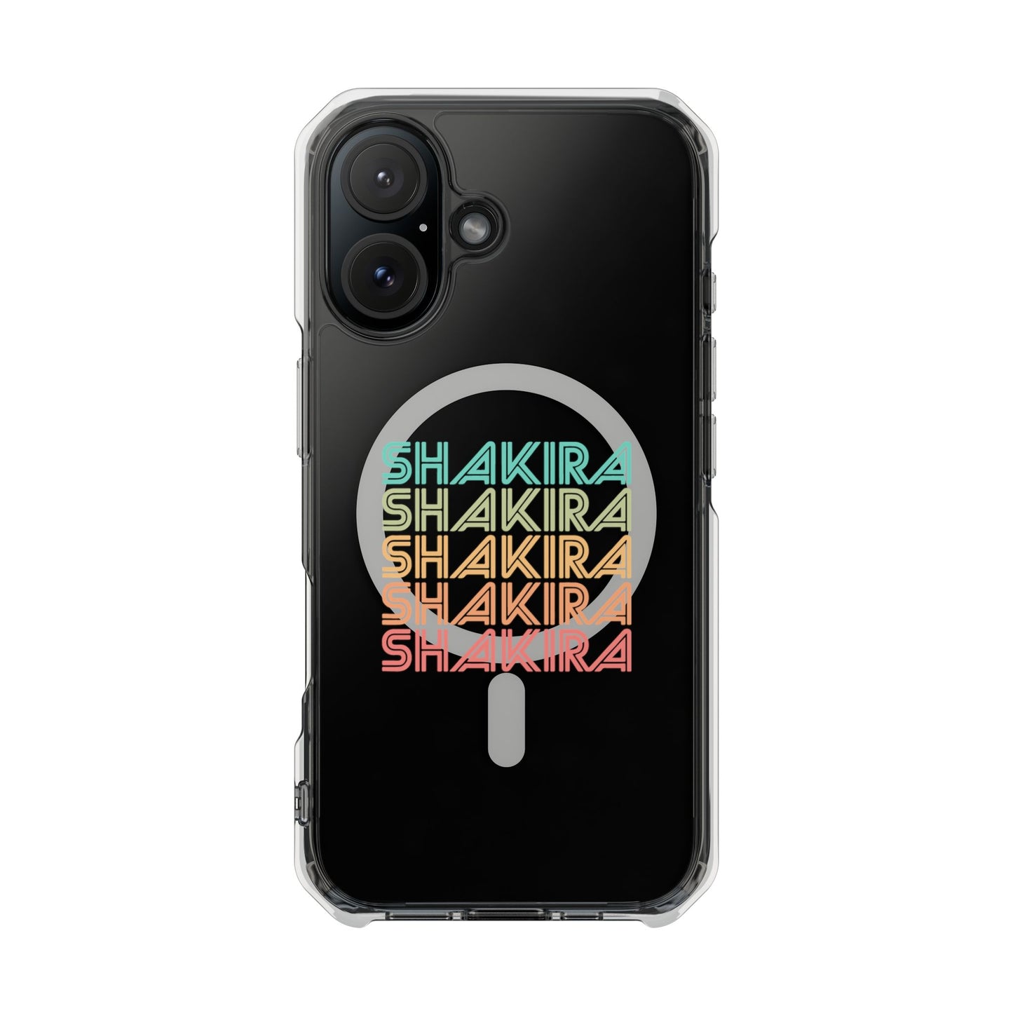 Retro Pop Lines Clear Impact case