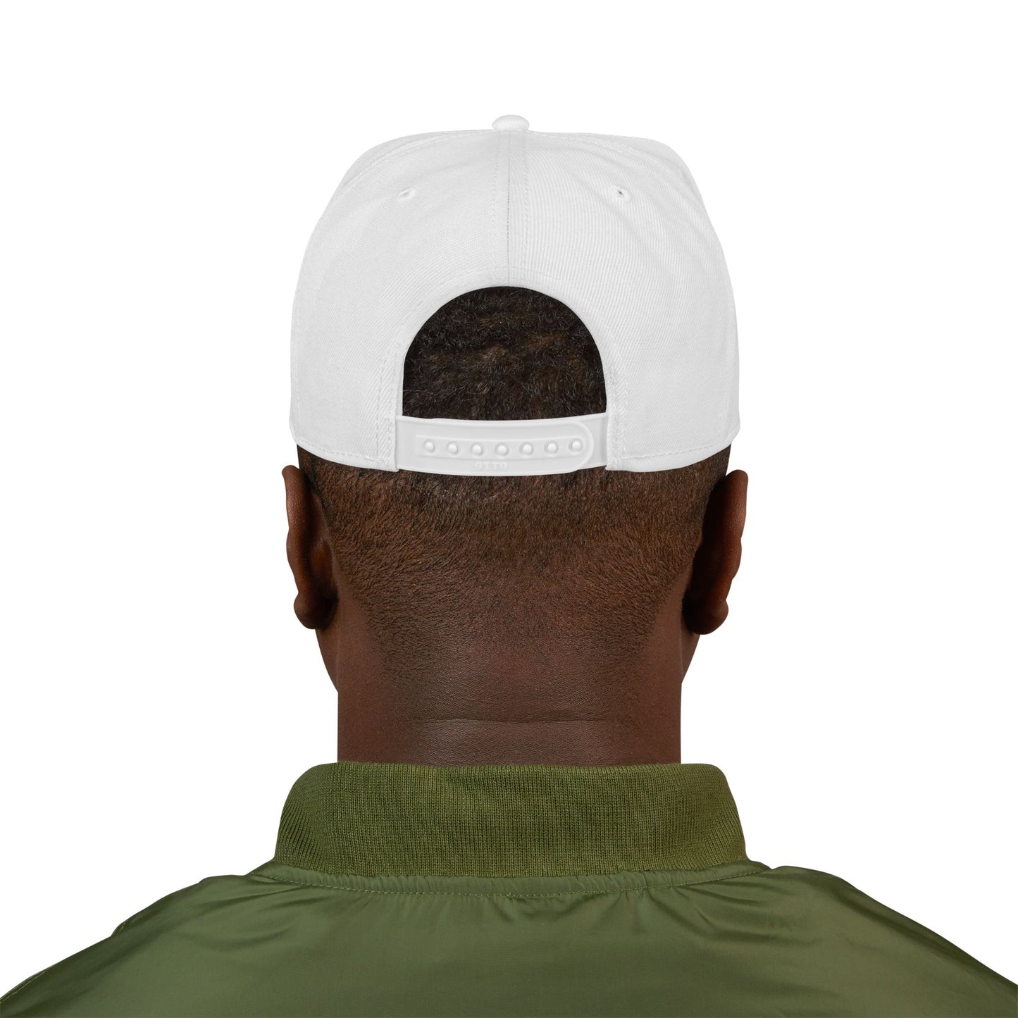 Orange Equals Symbol Snapback Cap