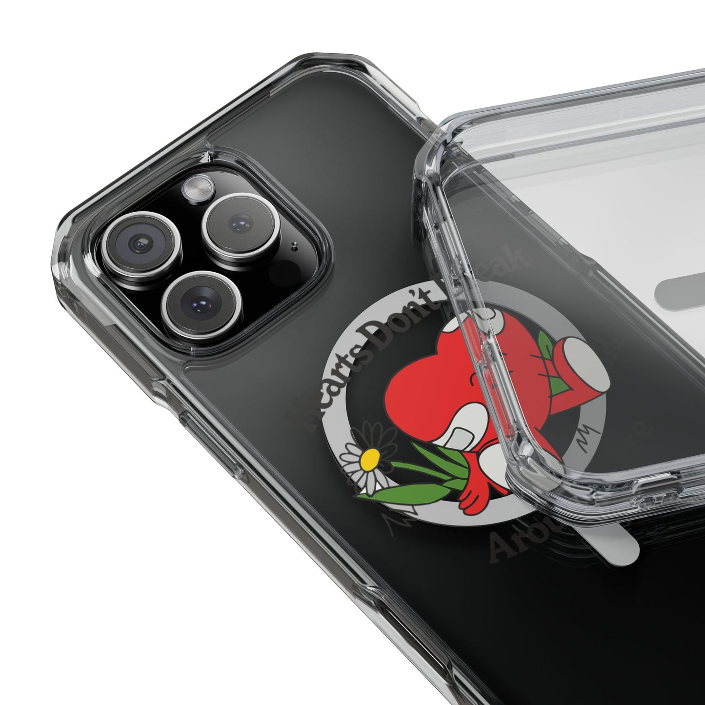 Abstract Guitar Sketch Magnetic Clear Impact Case