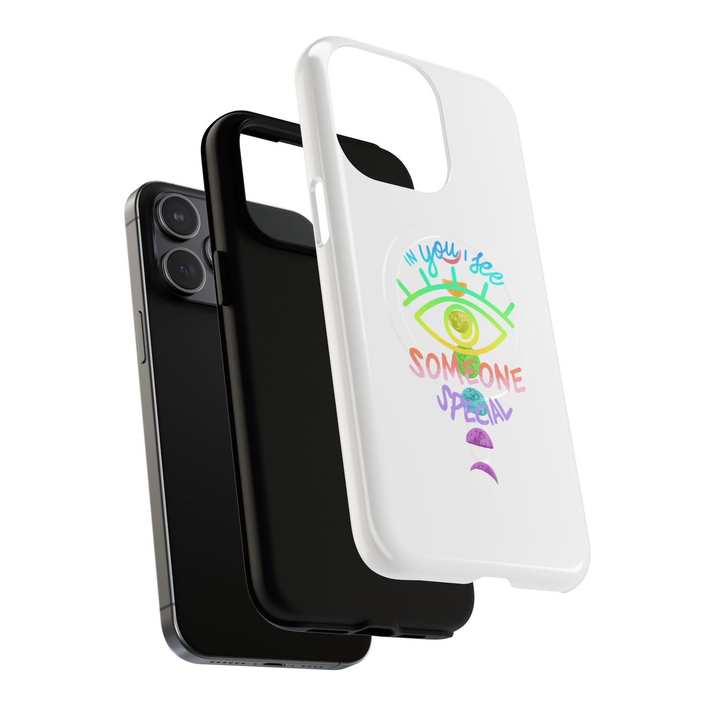 Rainbow Lunar Phases Tough Magnetic Case