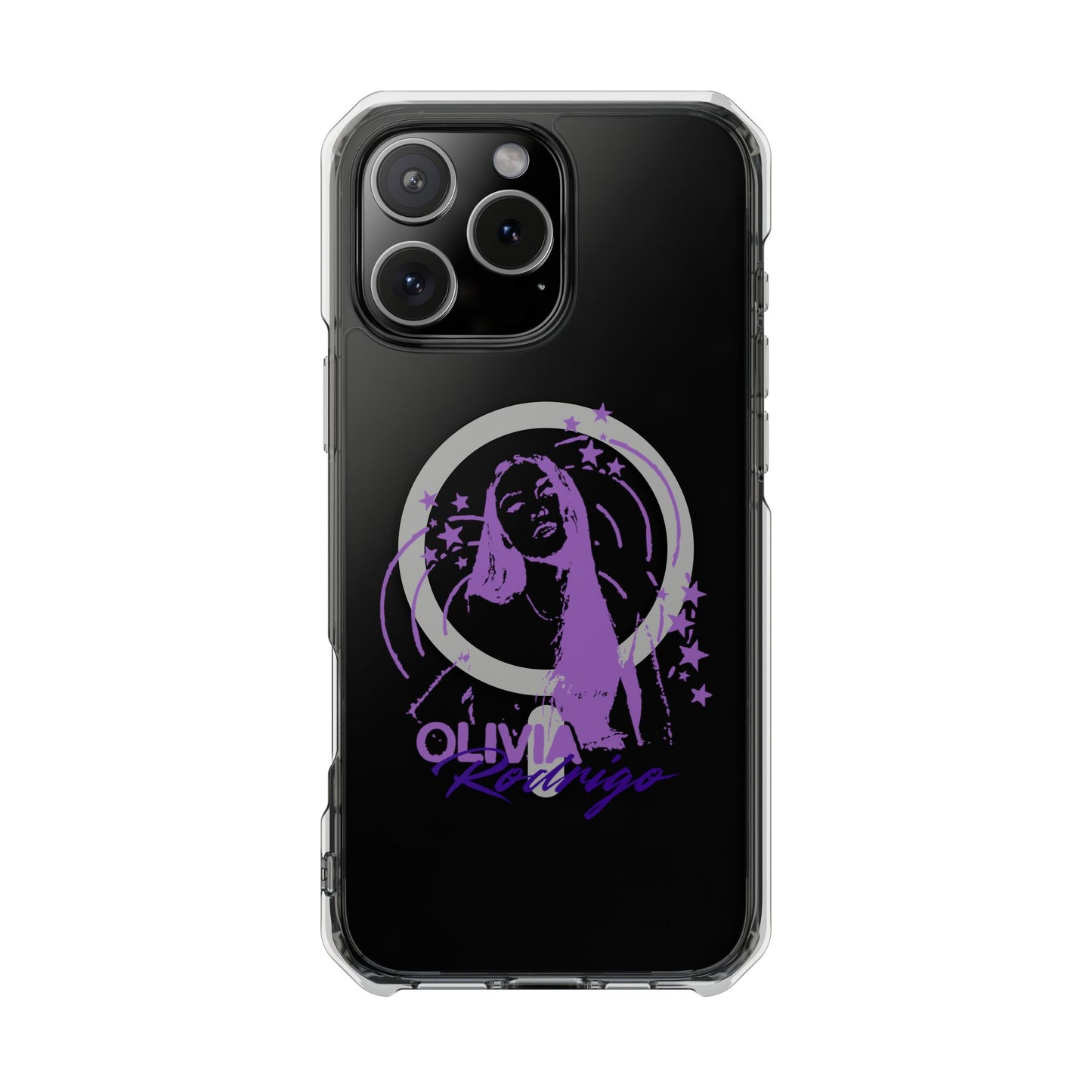 Olivia Rodrigo Star Portrait Magnetic Clear Impact Case
