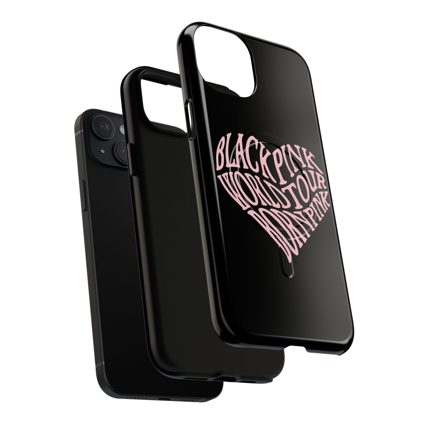 Iphone Born Pink Heart Typography - Tough Magnetic Phone Case