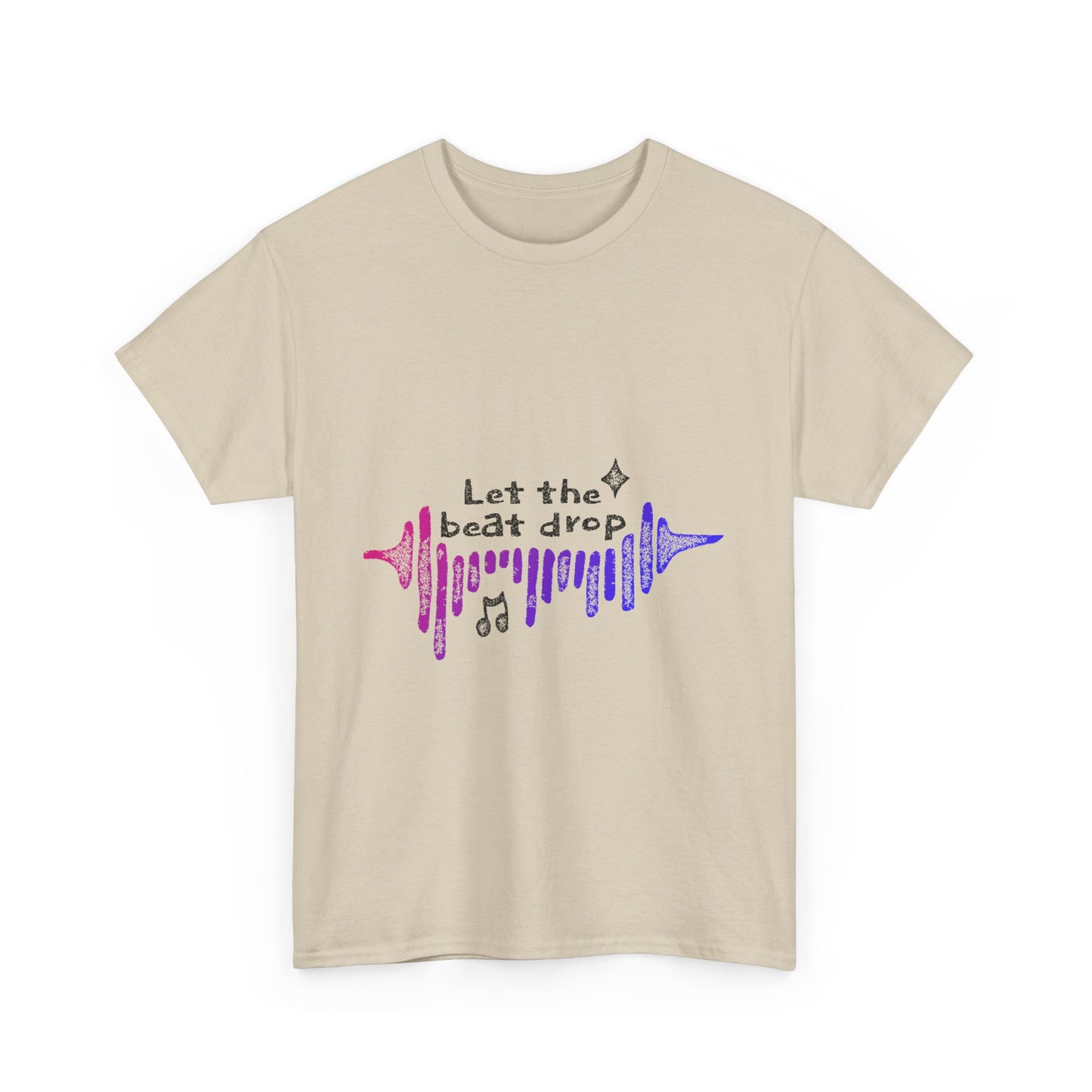 Bold Beats Visualizer Unisex Heavy cotton tee