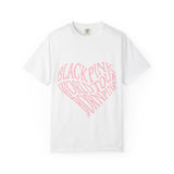Born Pink Heart Typography – Dyed T-shirt