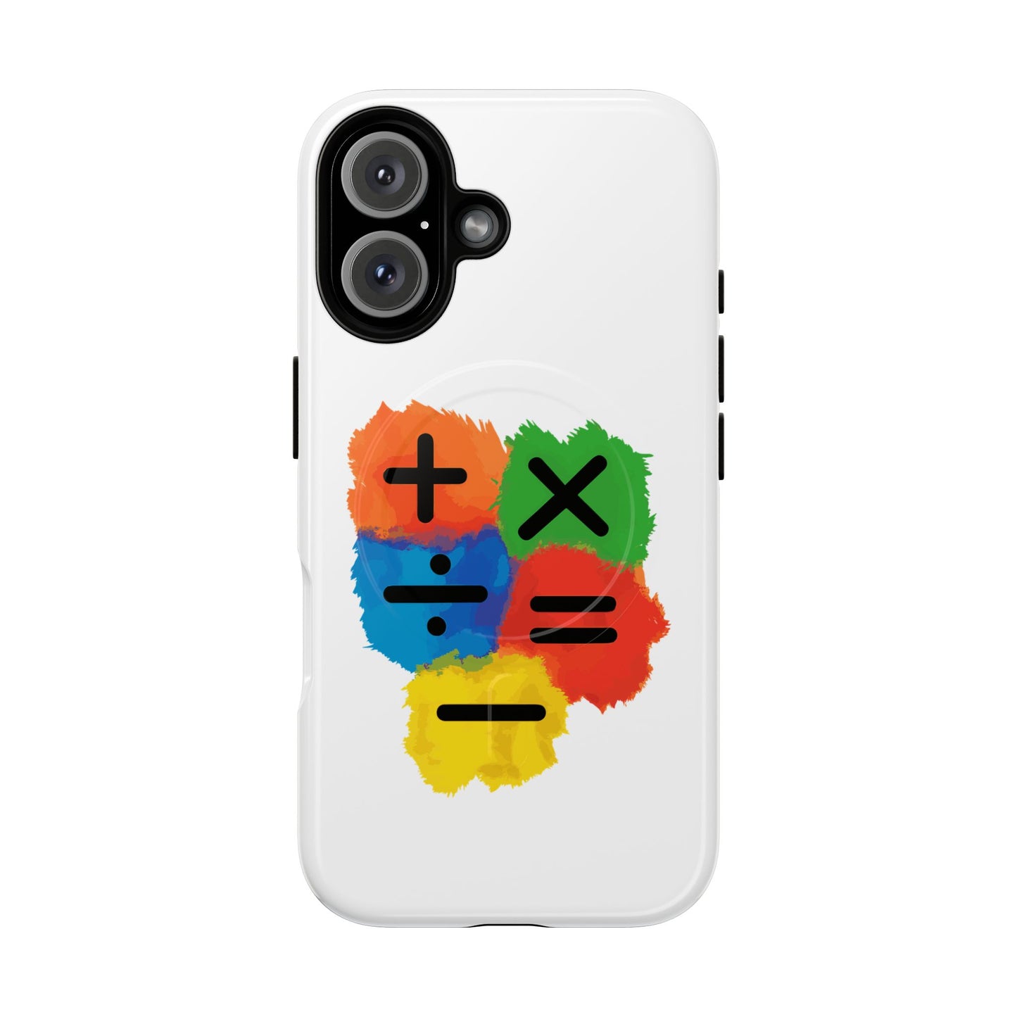 Orange Equals Symbol Tough Magnetic case