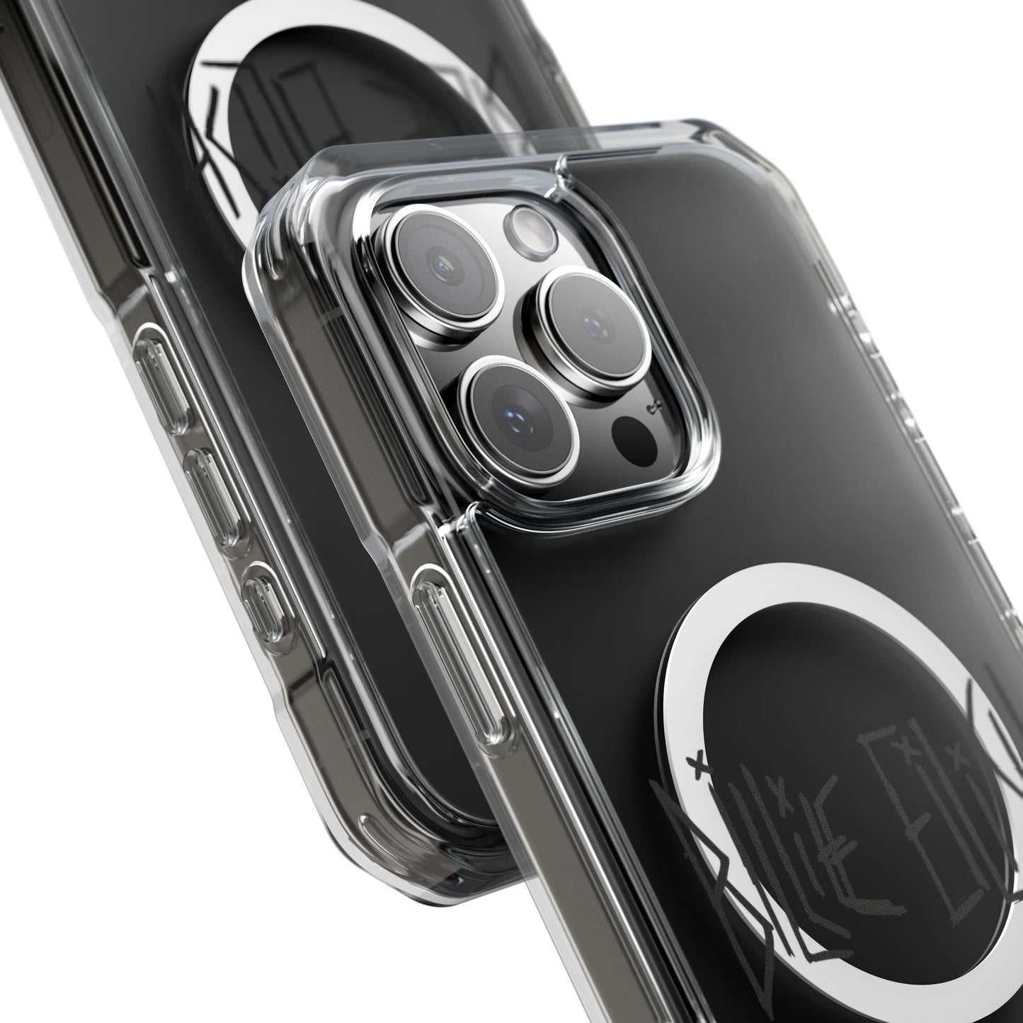 Twisted Ink Font Magnetic Clear Impact Case
