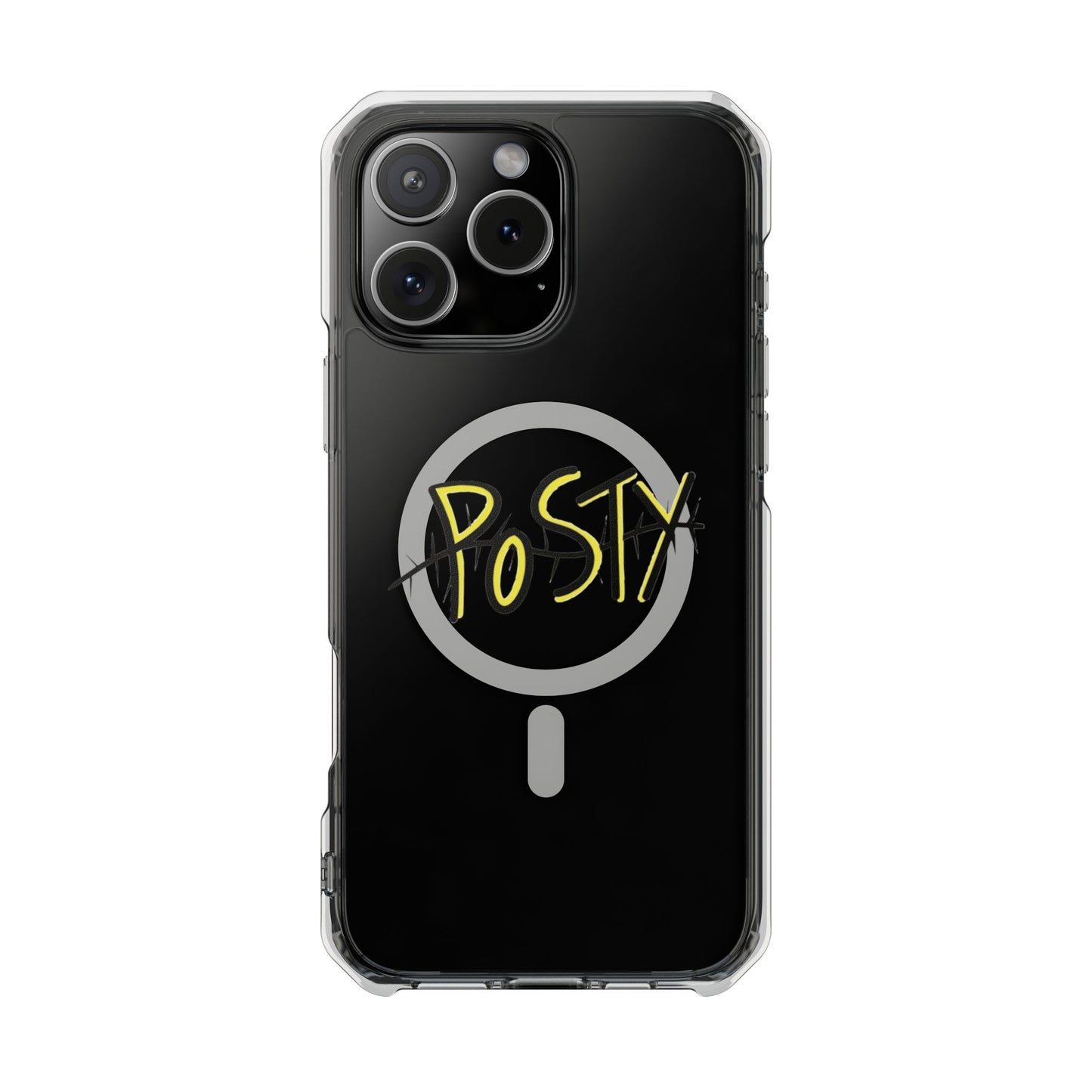 Abstract Black Barbed Wire Magnetic Impact Case