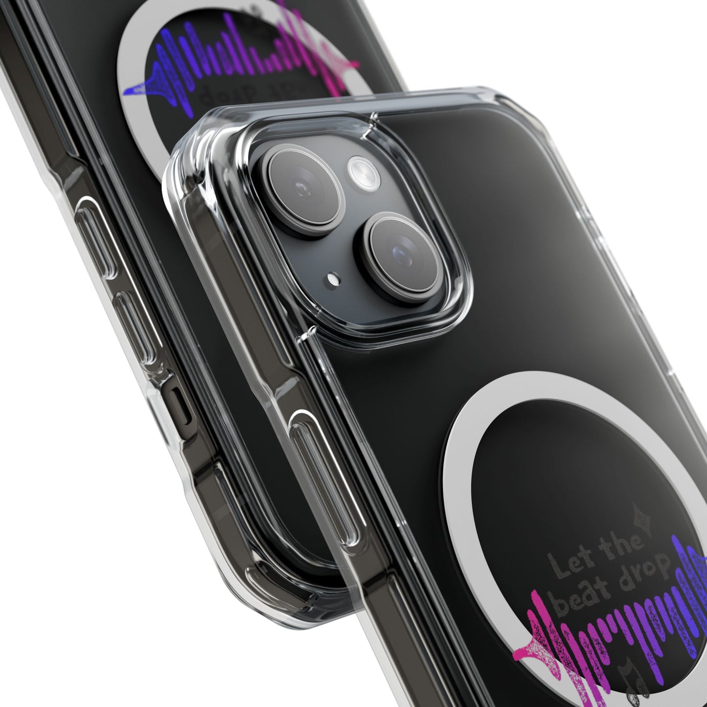 Bold Beats Visualizer Magnetic clear Impact Case