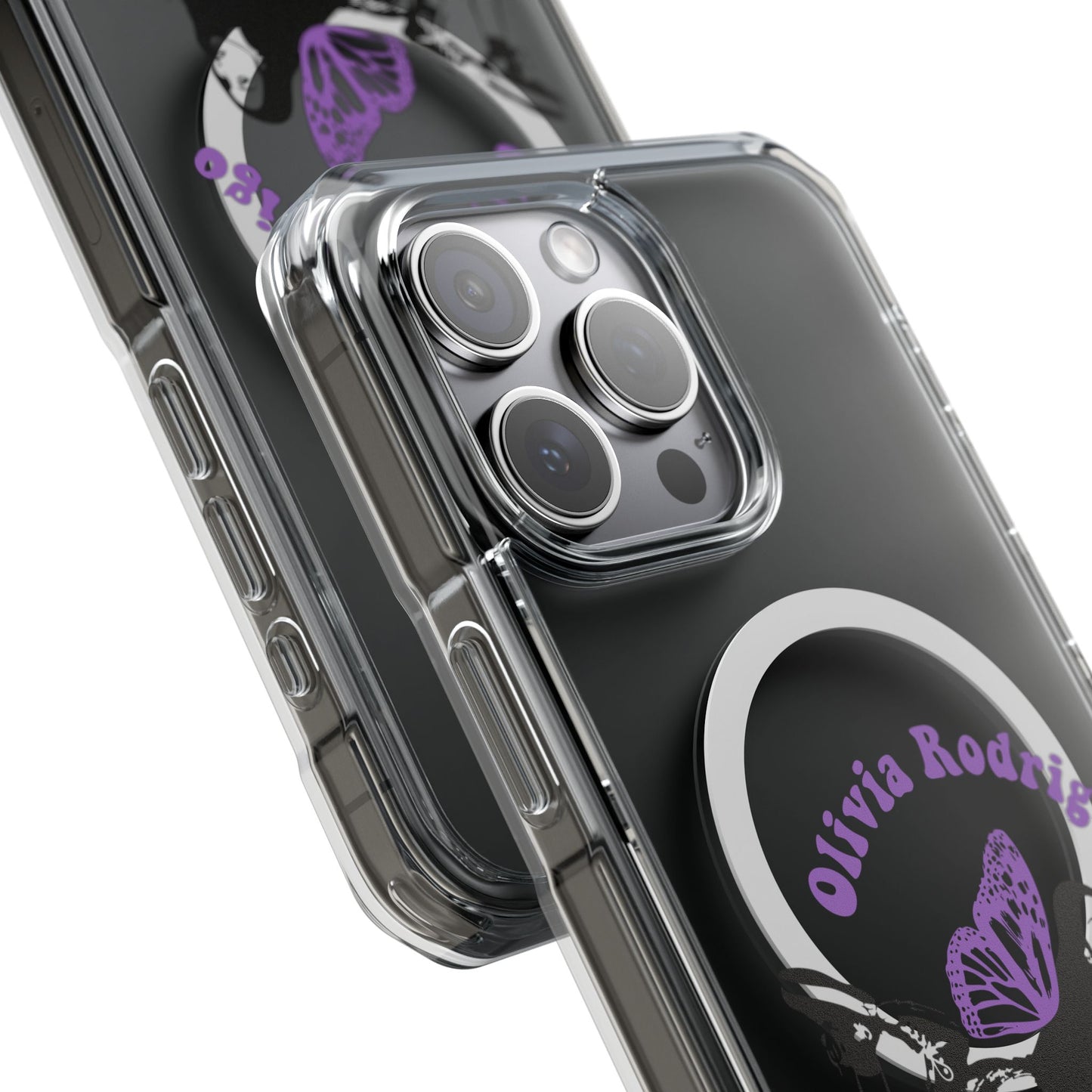 Olivia Rodrigo Butterfly Arc Magnetic Clear Impact Case
