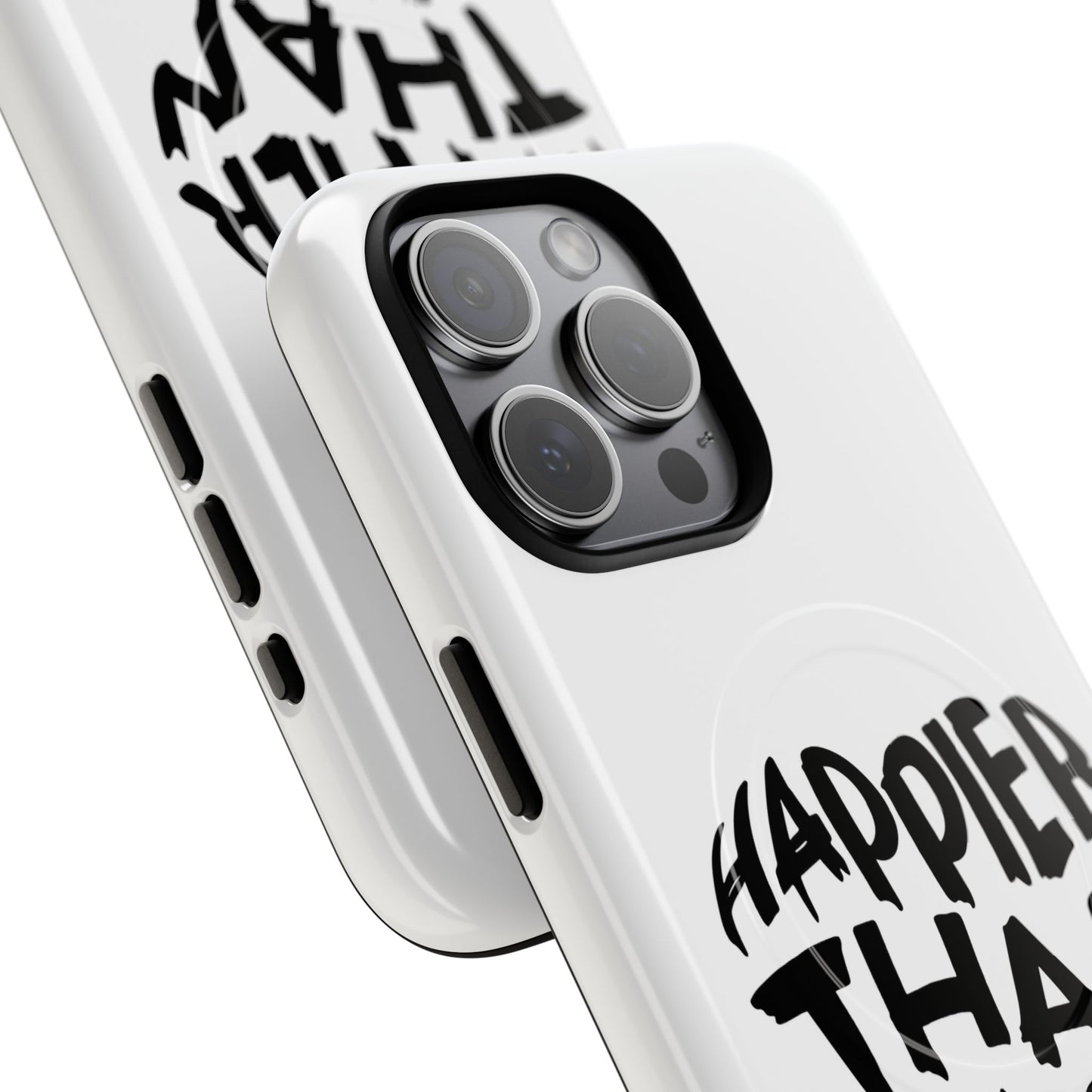 Happier Heart Lettering Tough Magnetic Case