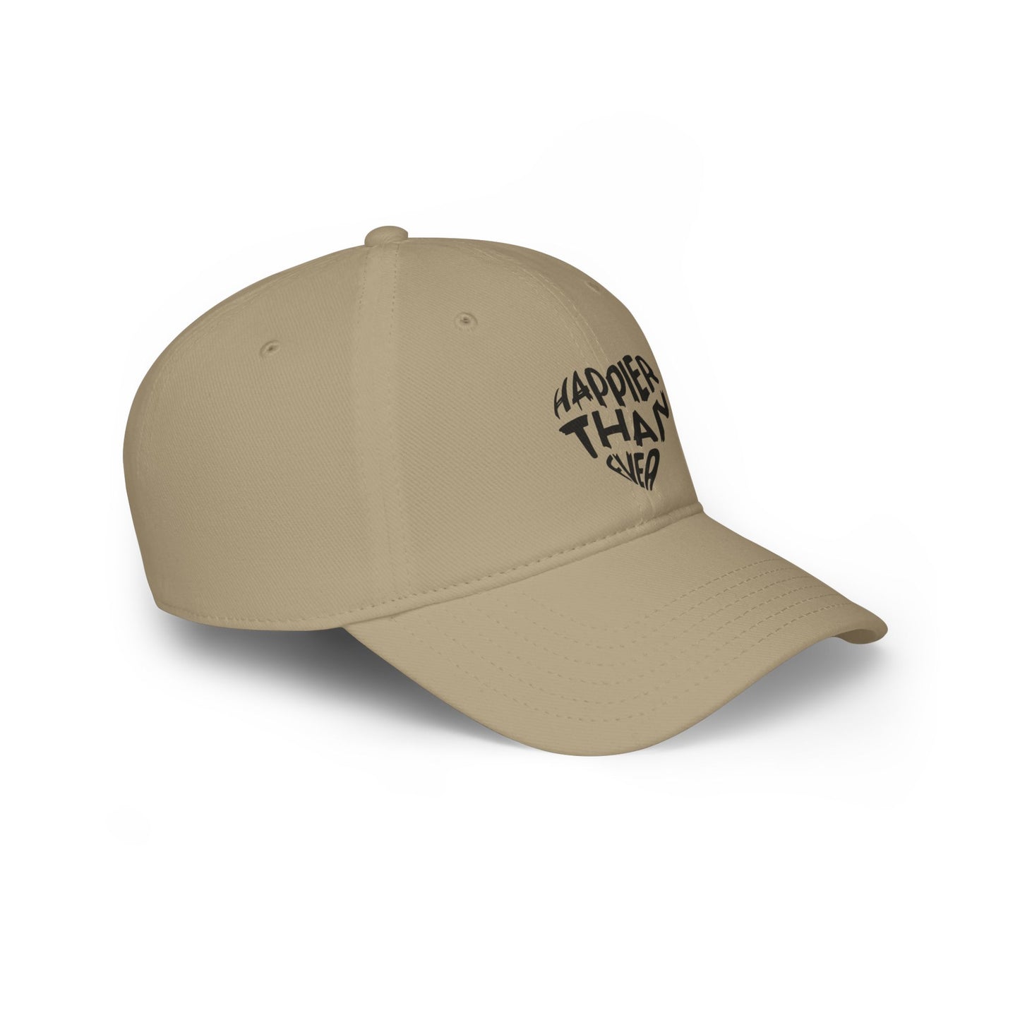 Happier Heart Lettering Baseball Cap