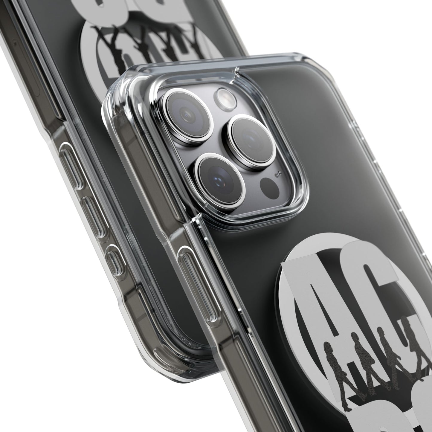Retro Walk Rock Magnetic Clear Impact case