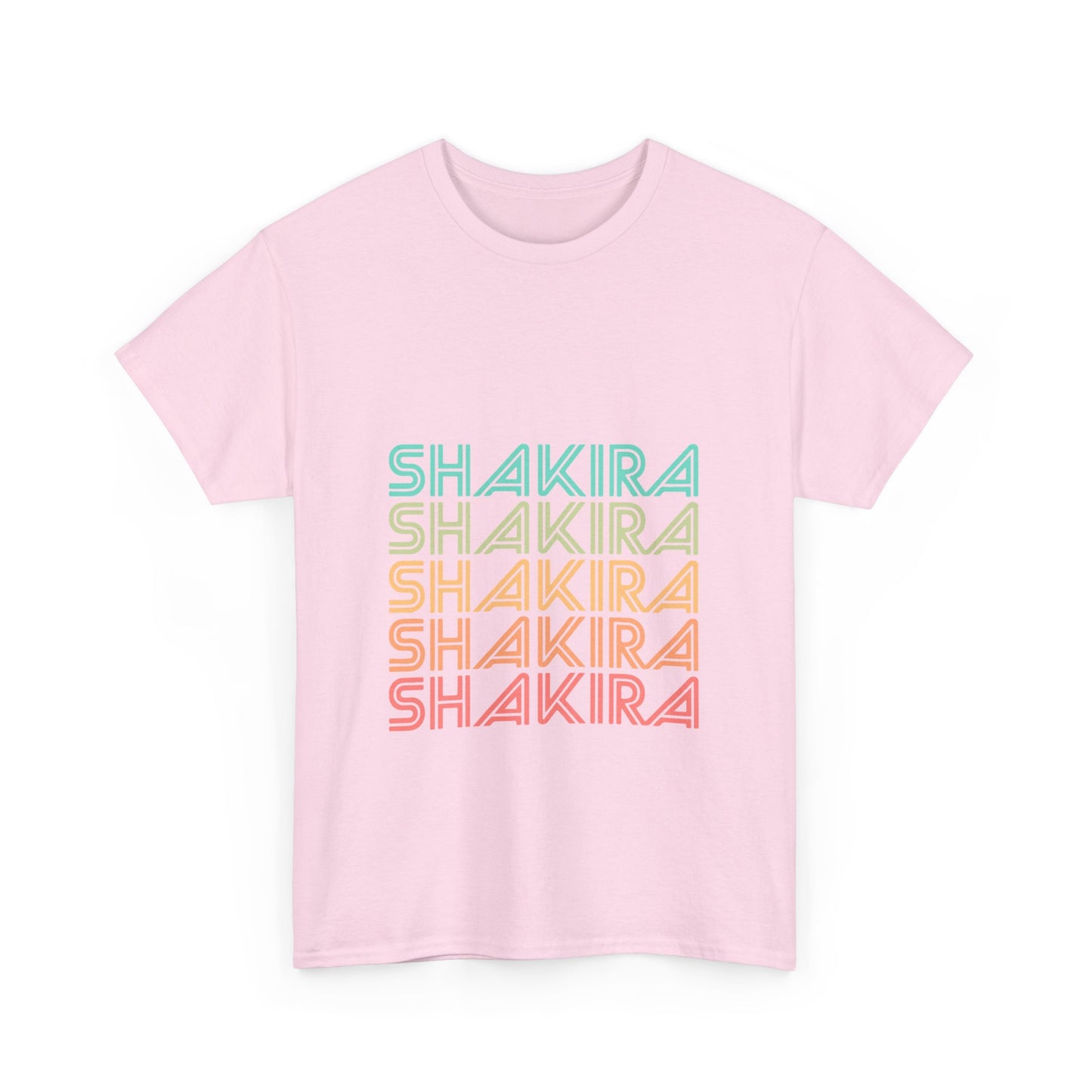 Retro Pop Lines Unisex Heavy cotton tee