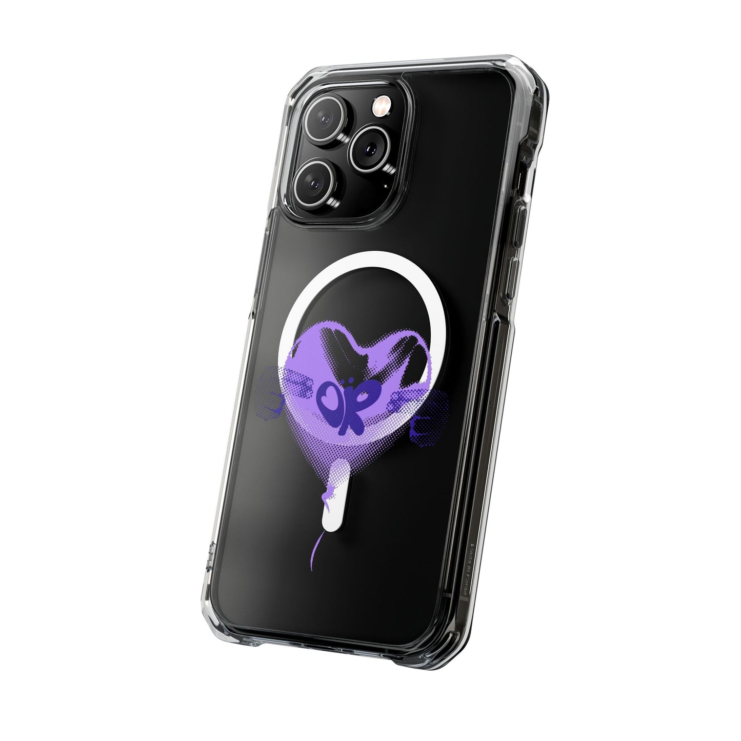 Heart Balloon OR Pop Art Magnetic Clear Impact Case