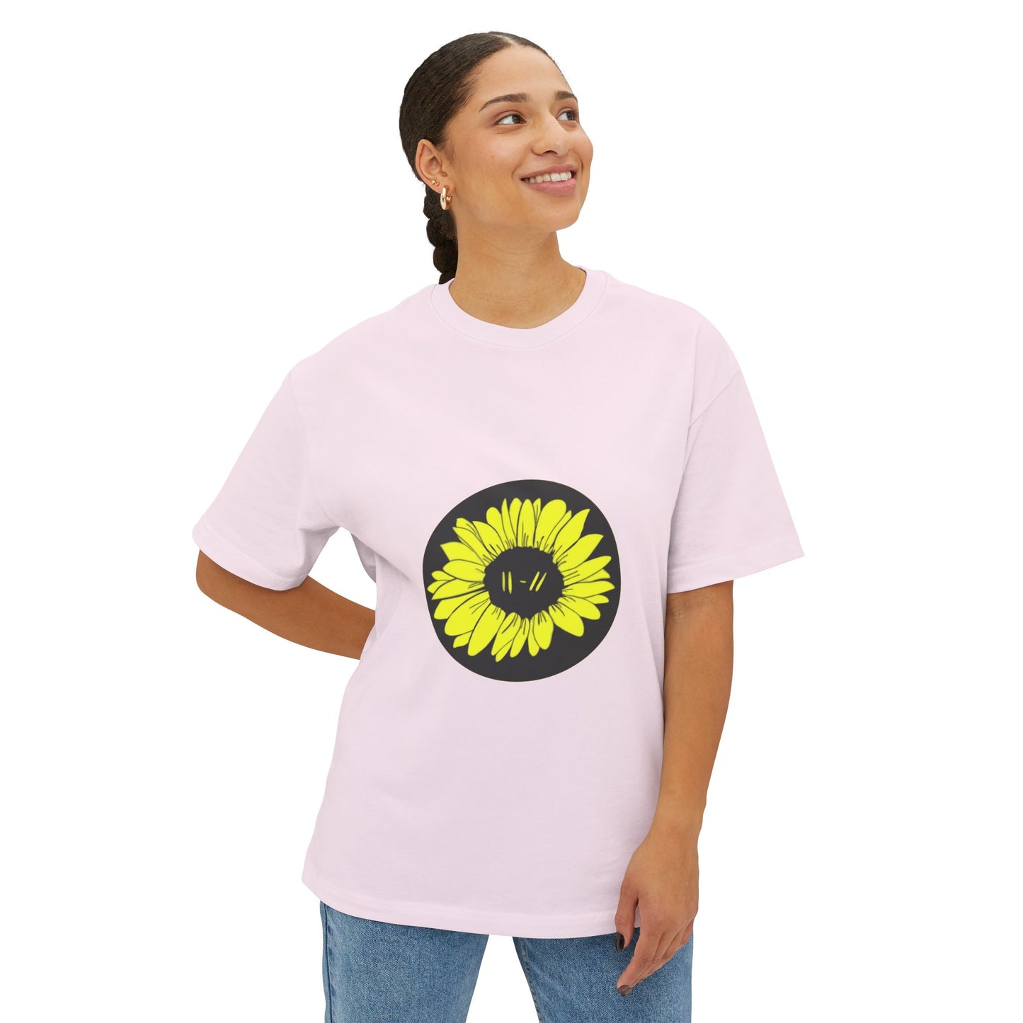 Bloom Aura Unisex Oversized Boxy Tee