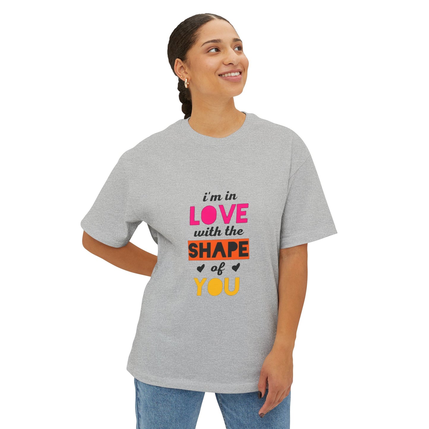 Copy of Copy of Orange Divide Symbol Oversized Boxy Tee