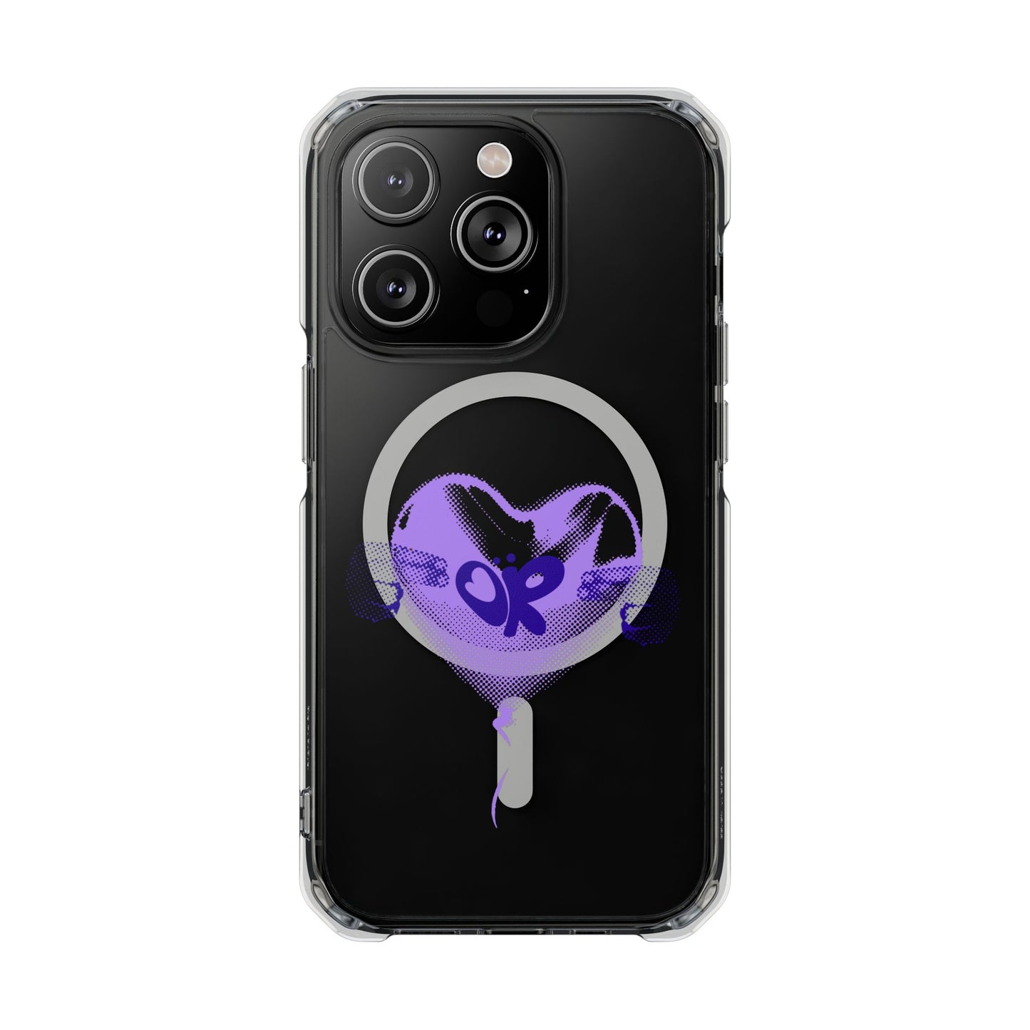 Heart Balloon OR Pop Art Magnetic Clear Impact Case