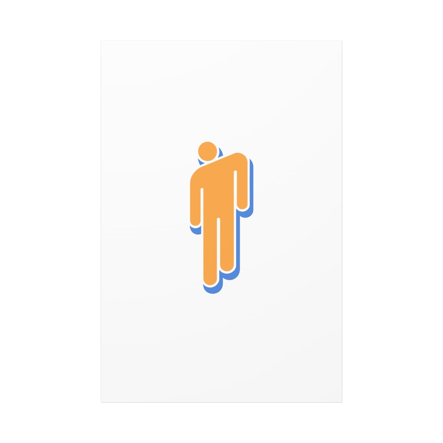 Walk Alone Icon Matte Canvas