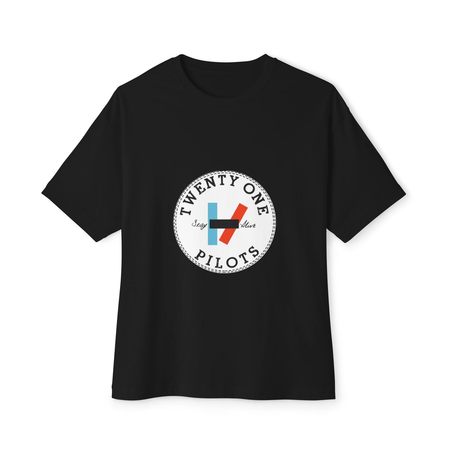 Trident Glow Unisex Oversized Boxy Tee
