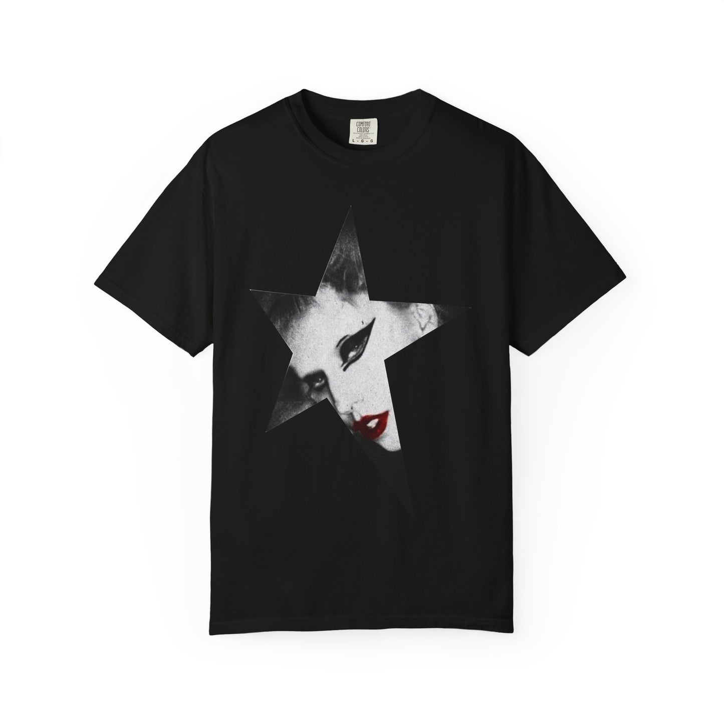 Born This Way Star Face-Unisex Dyed Tshirt