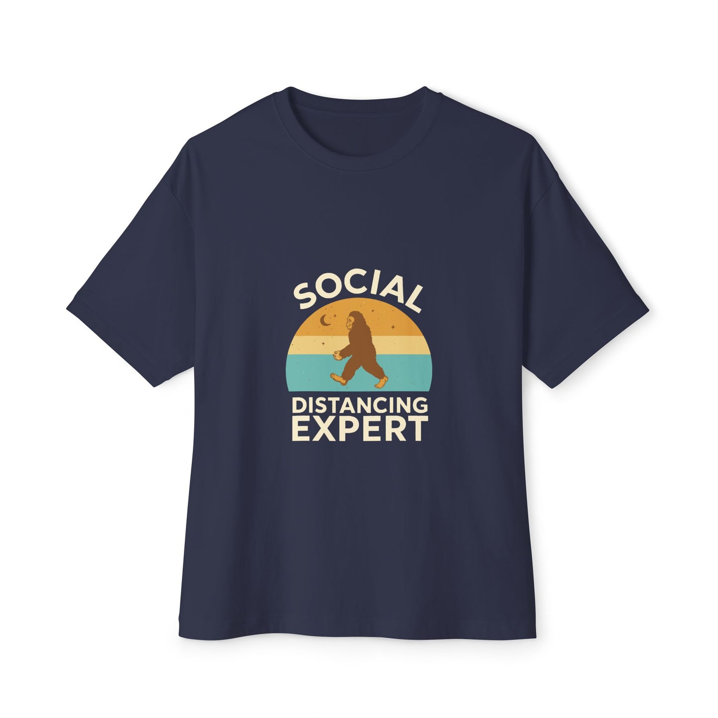 Oversized boxy Tee – Snazzy Social Distance Edition