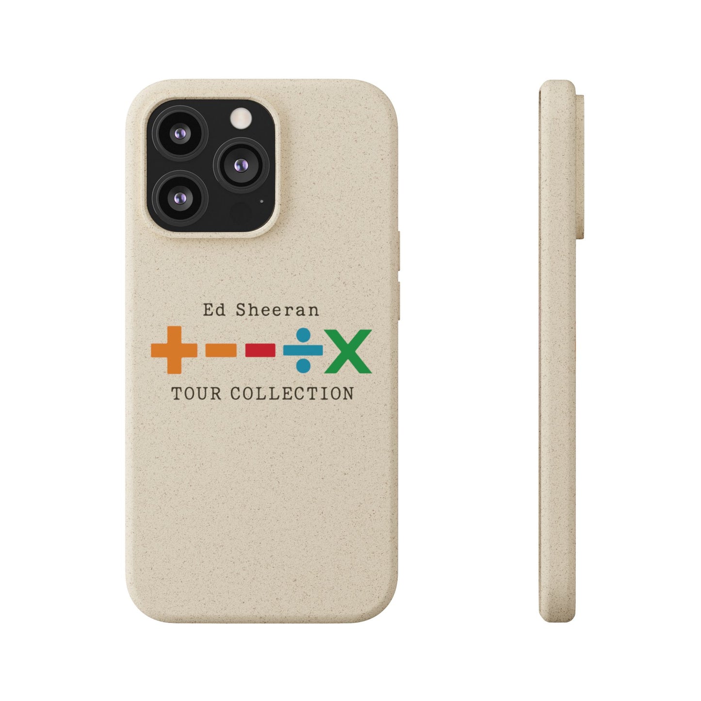 Biodegradable Cases for iPhone 12 to 16 Pro Max Showcasing – Ed Sheeran Edition