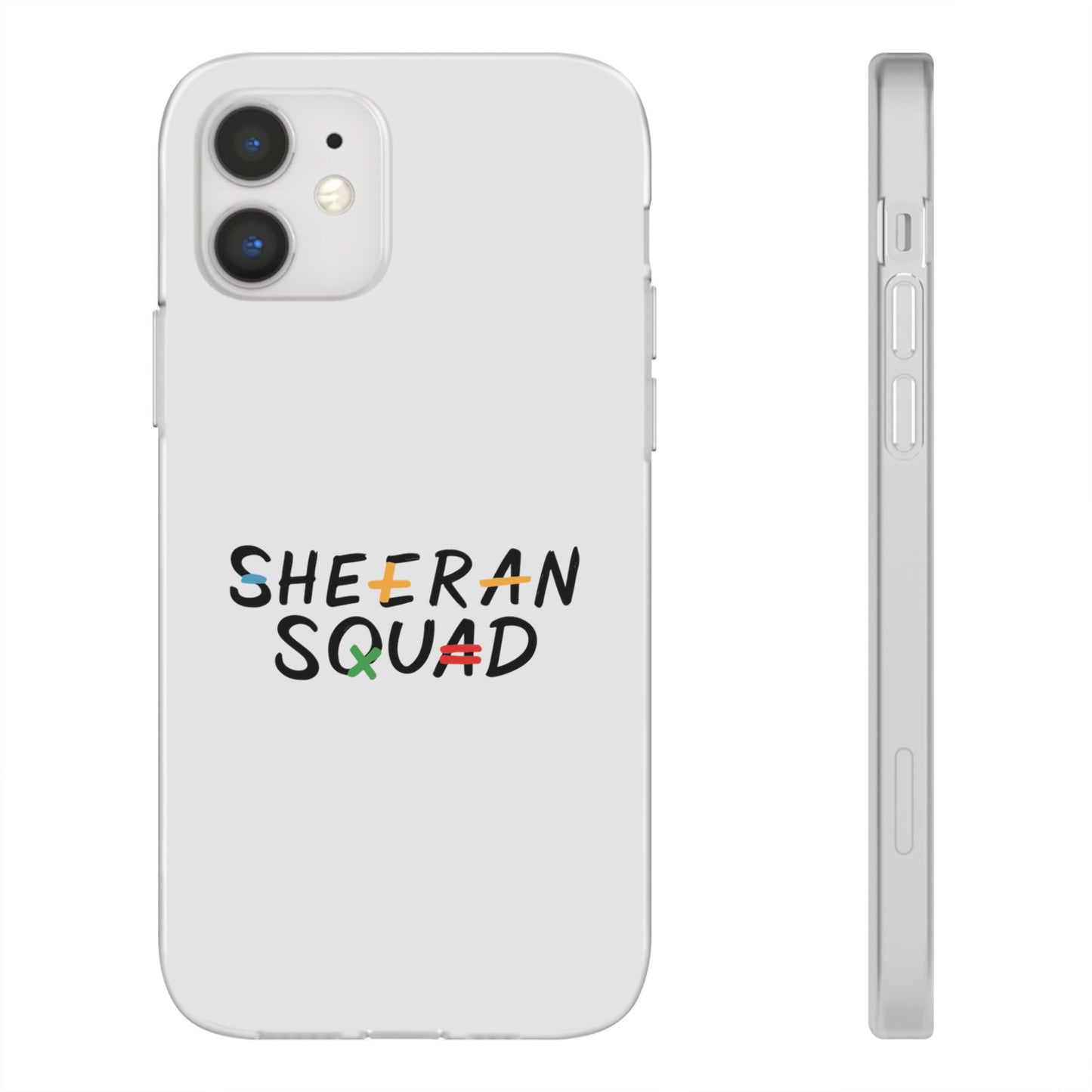 Ed Sheeran Squad Flexi iPhone Case | Minimal & Sleek