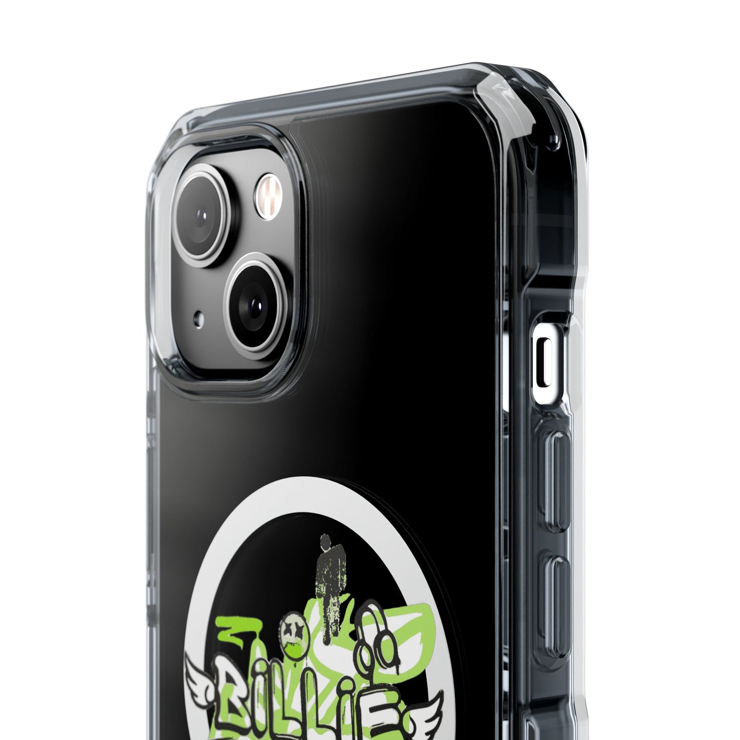 Grunge Angel Graffiti Magnetic Clear Impact Case