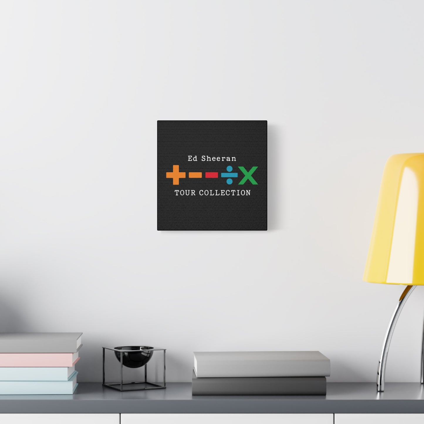Matte Stretched Canvas, 1.25" Depth – Ed Sheeran Black Edition