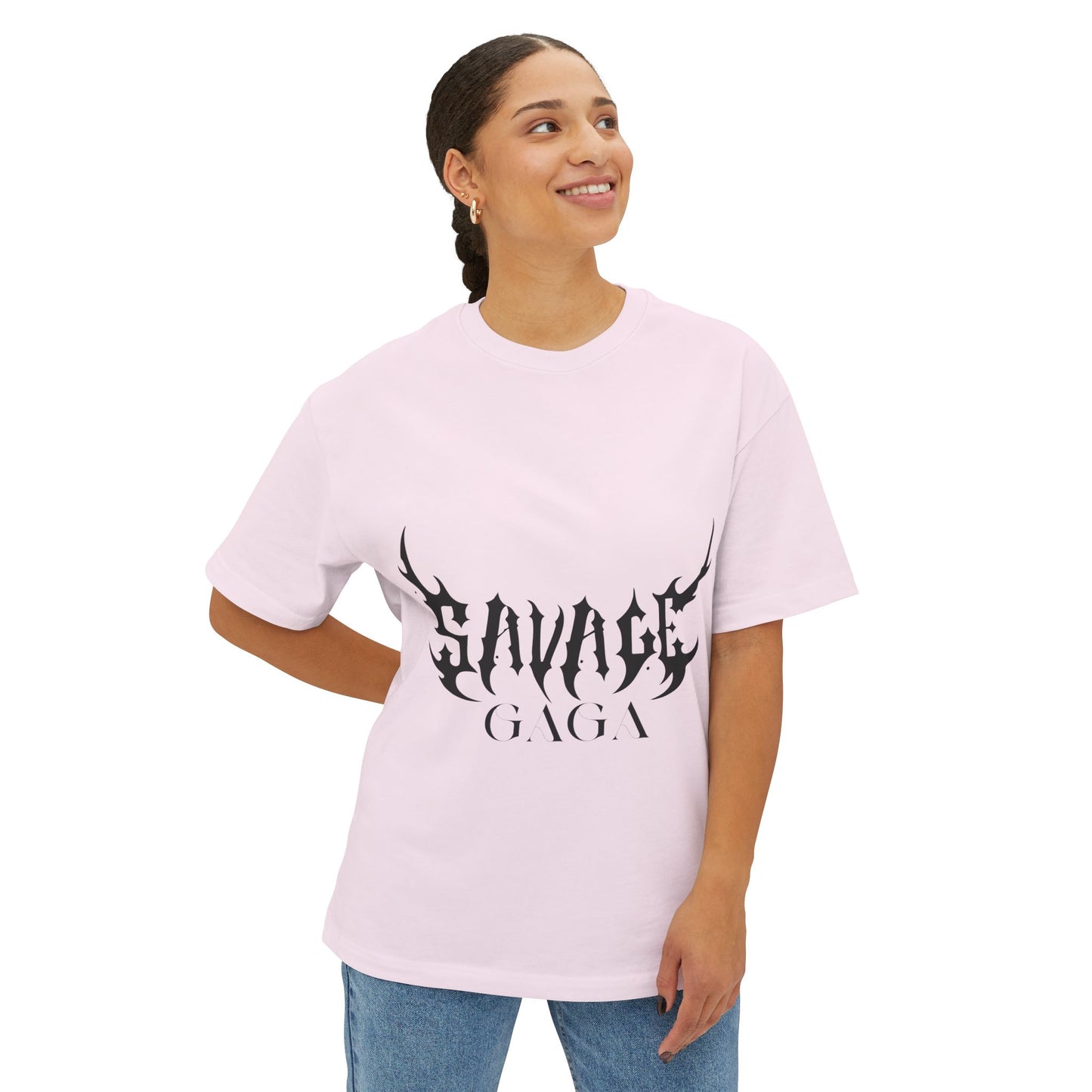 Monster Font-Unisex Oversized Tee