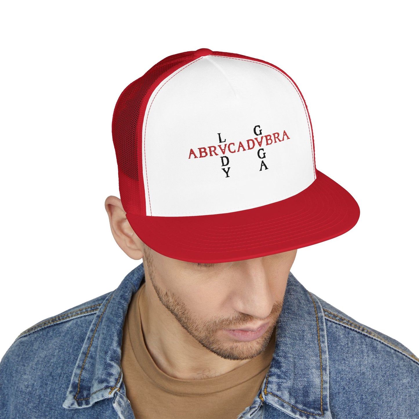 ABRVCADVRA Gothic Snapback trucker Cap