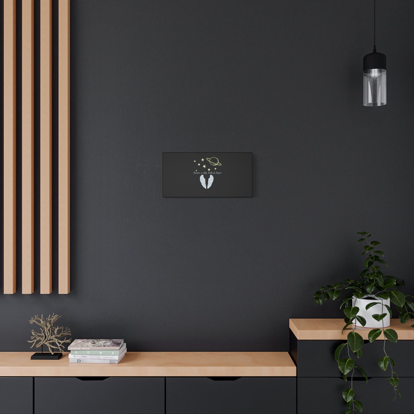 Starry Sky Wings Canvas