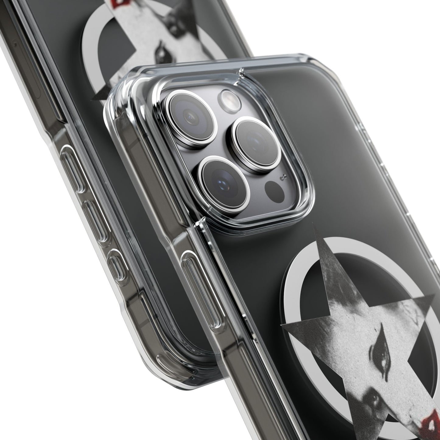 Born This Way Star Face Magnetic clear case
