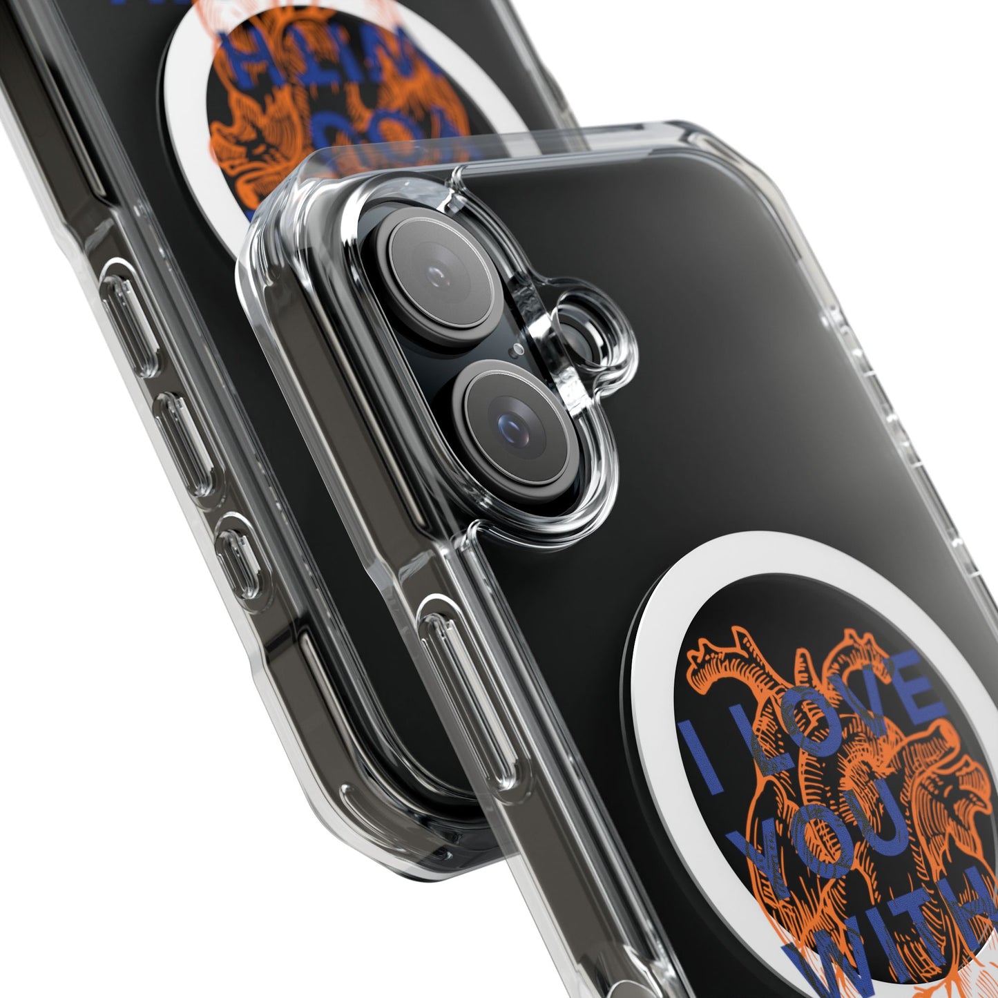All My Heart Anatomical Art Magnetic Clear Impact case