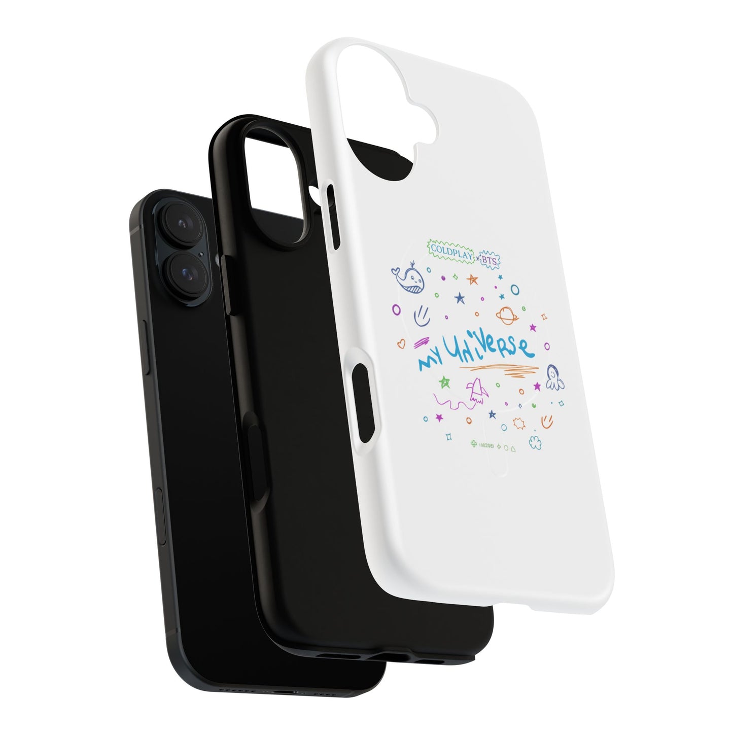 Neon Space Doodles Tough Magnetic Case