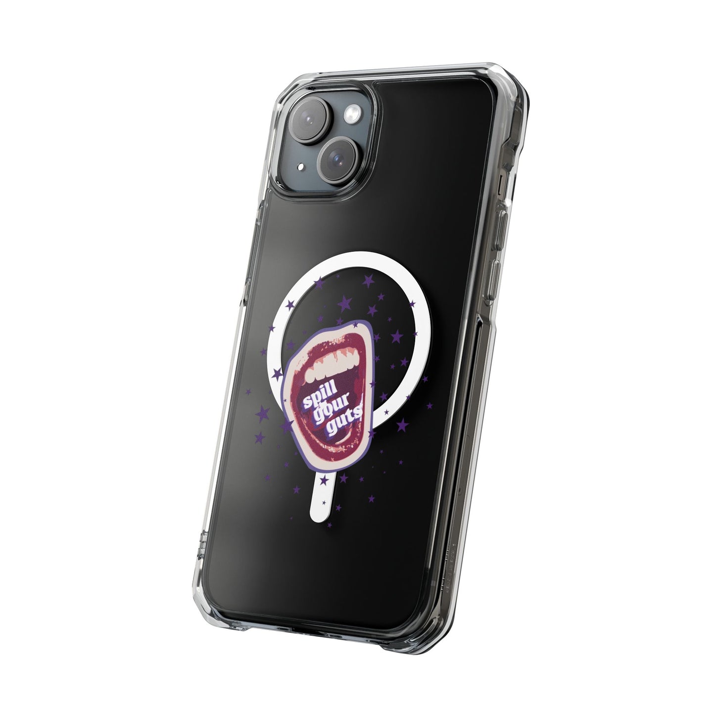 Spill Your Guts Scream Magnetic Clear Impact Case