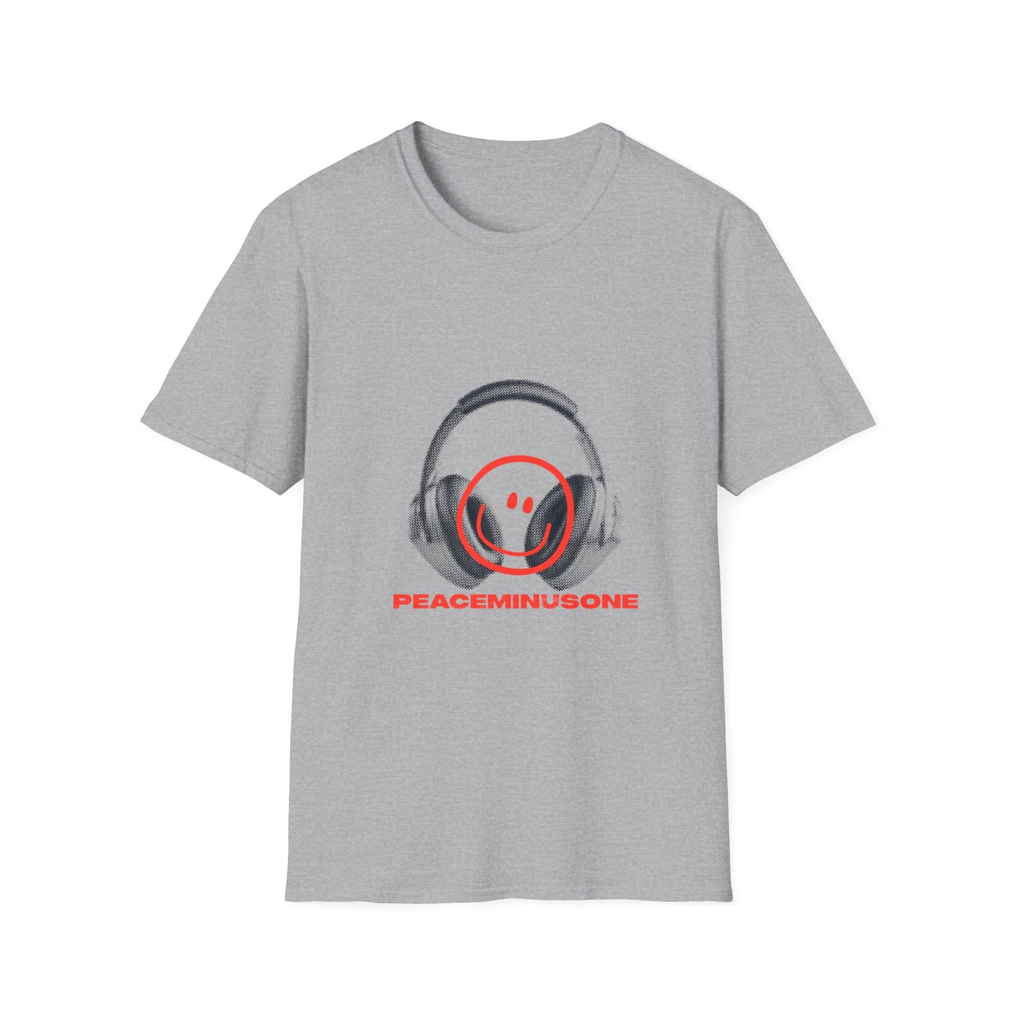 Smiley Beats Graphic Unisex Softstyle Tee