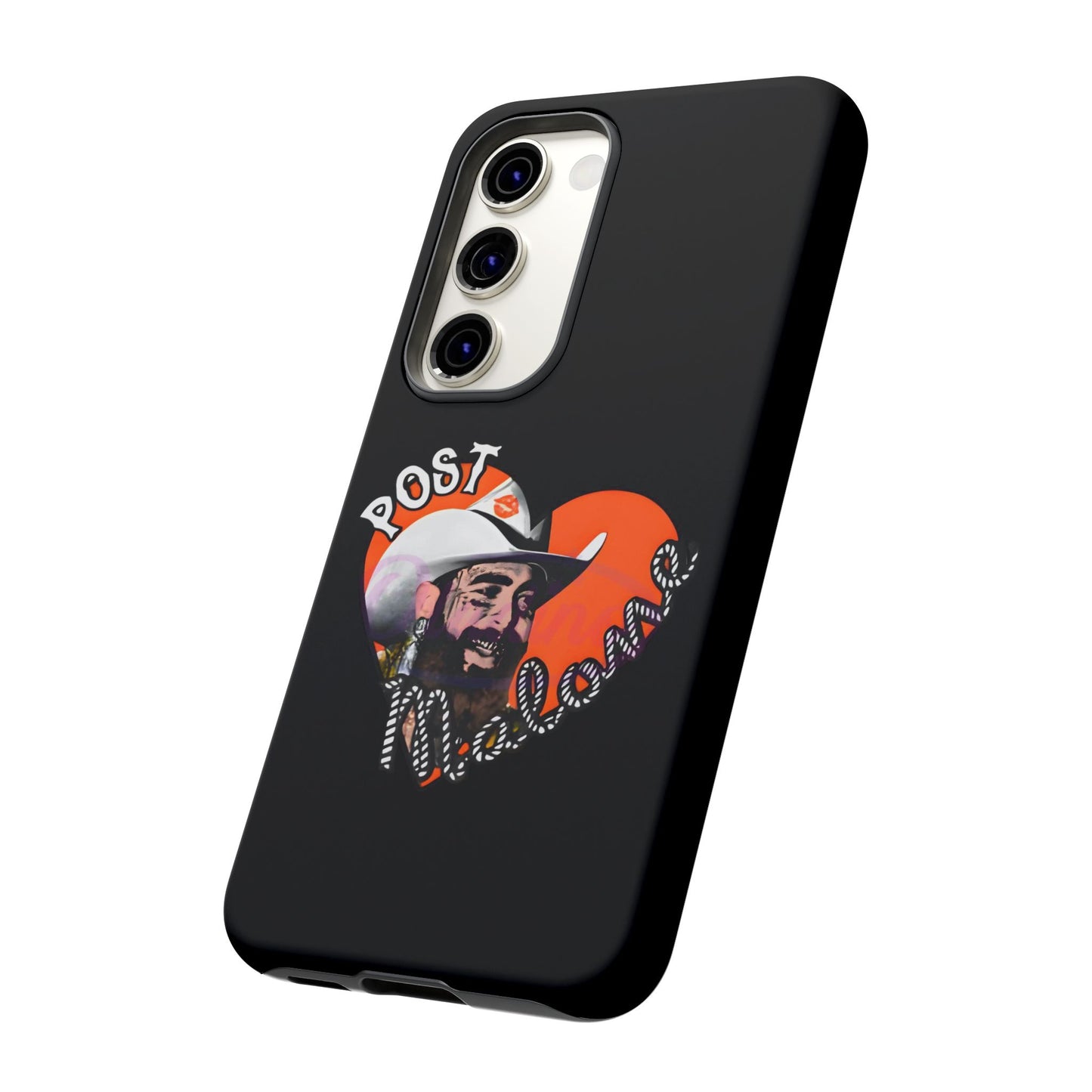 Tough Samsung Case (S20–S25) – Post Malone Heart Design