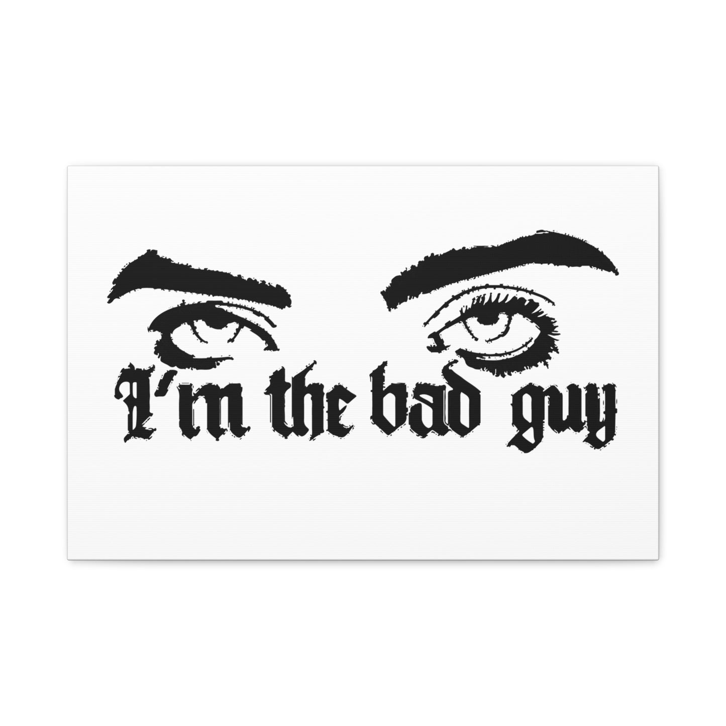 Eyes & Shadows Gothic Matte Canvas