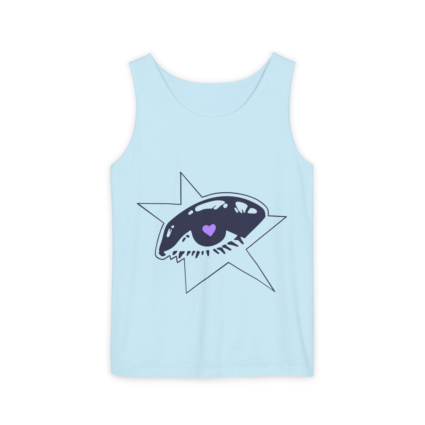 Purple Starry Eye-Dyed Tank Top
