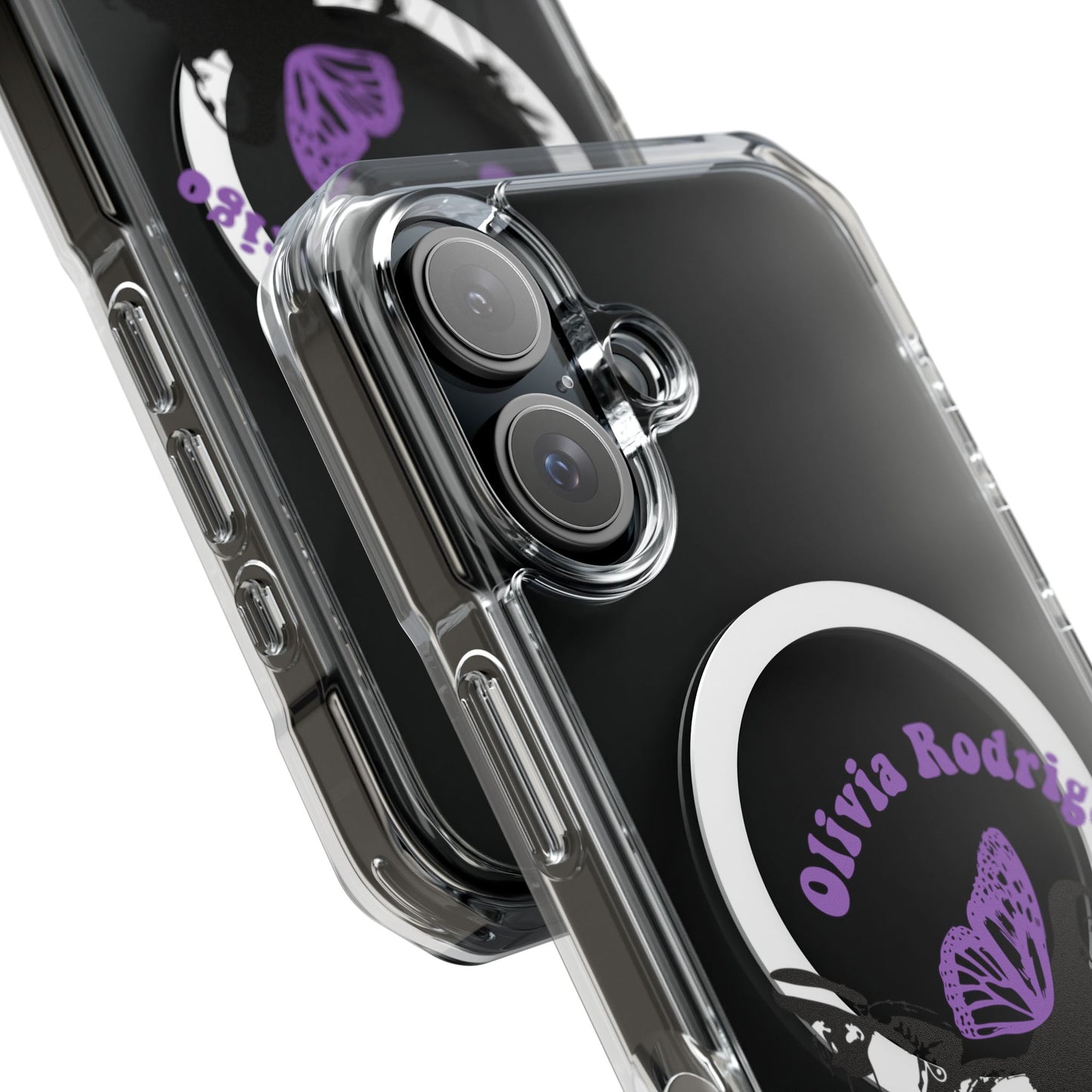 Olivia Rodrigo Butterfly Arc Magnetic Clear Impact Case