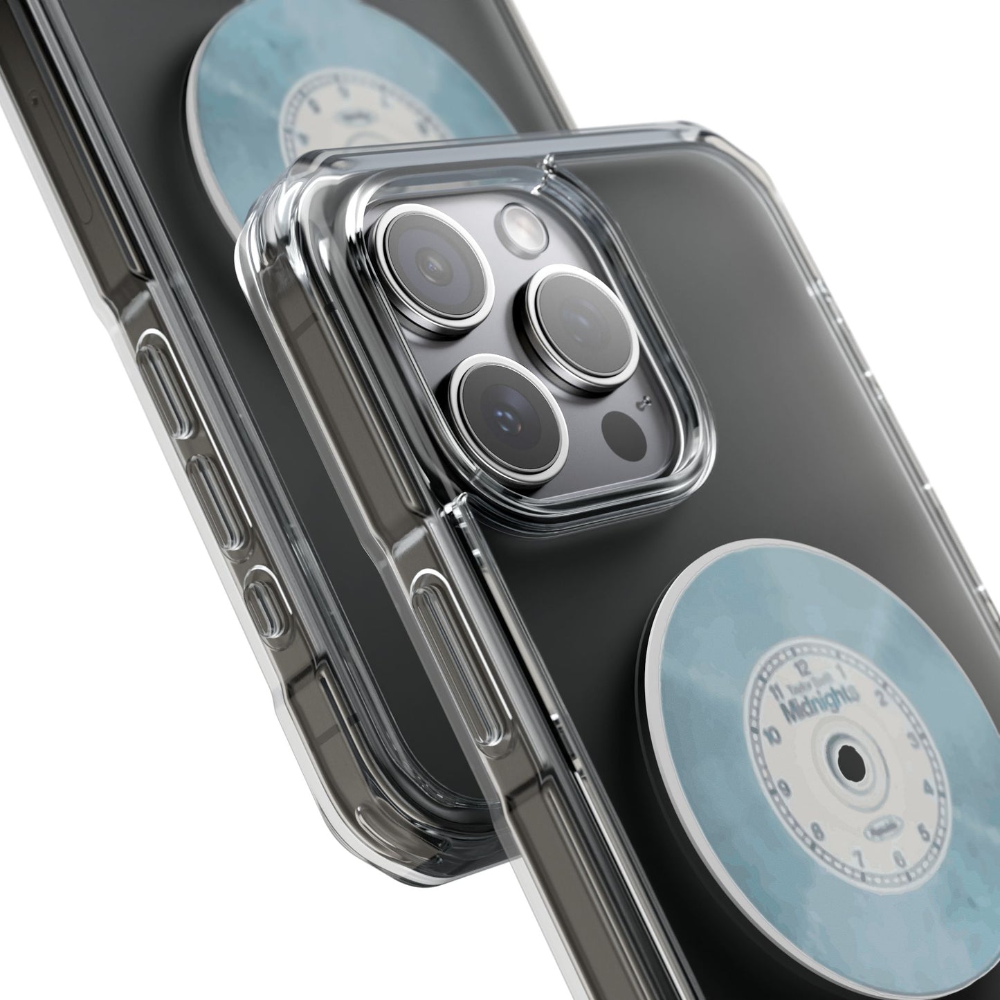 Midnight Vinyl Vibes Magnetic clear Impact Case