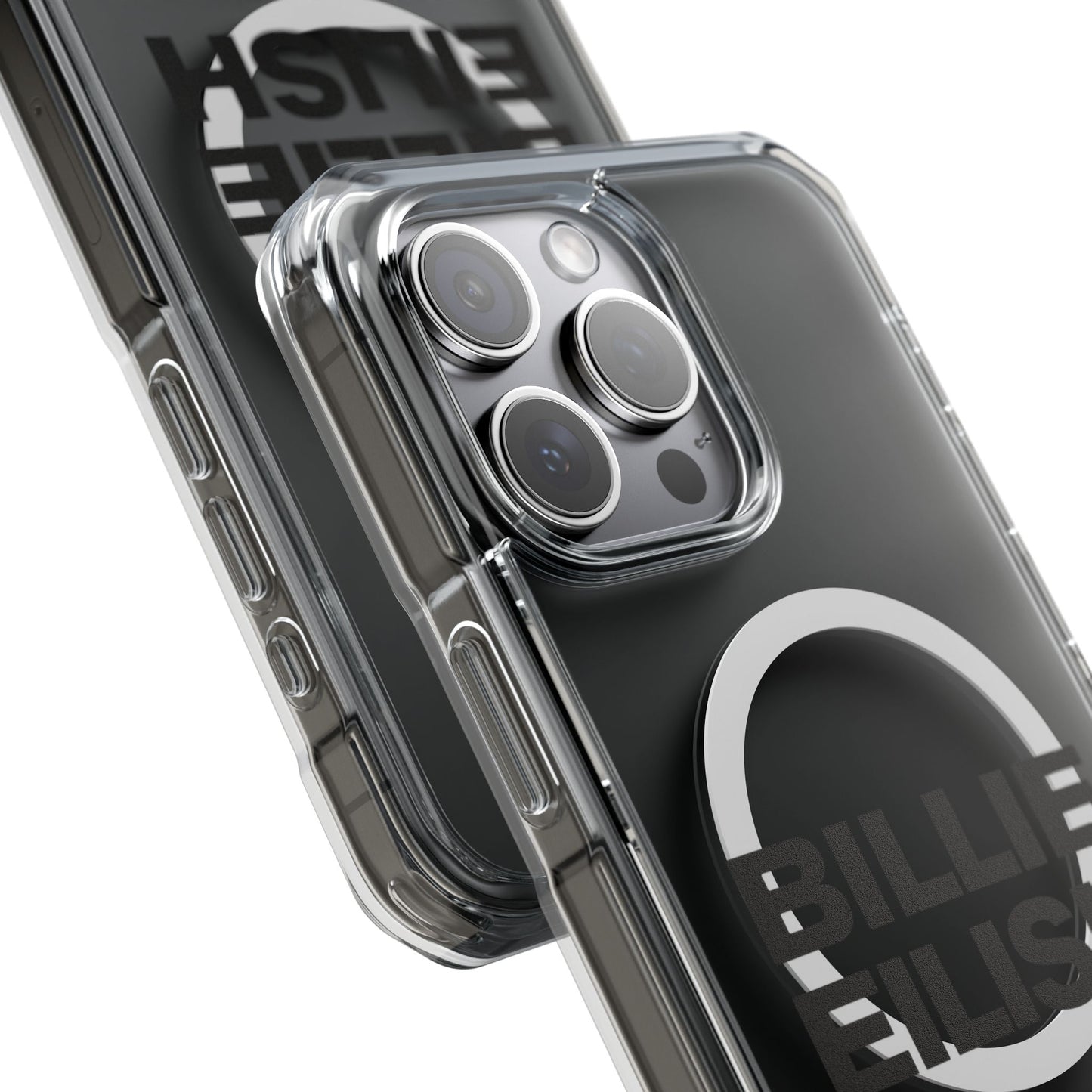 Stacked Glow Text Magnetic Clear Impact Case