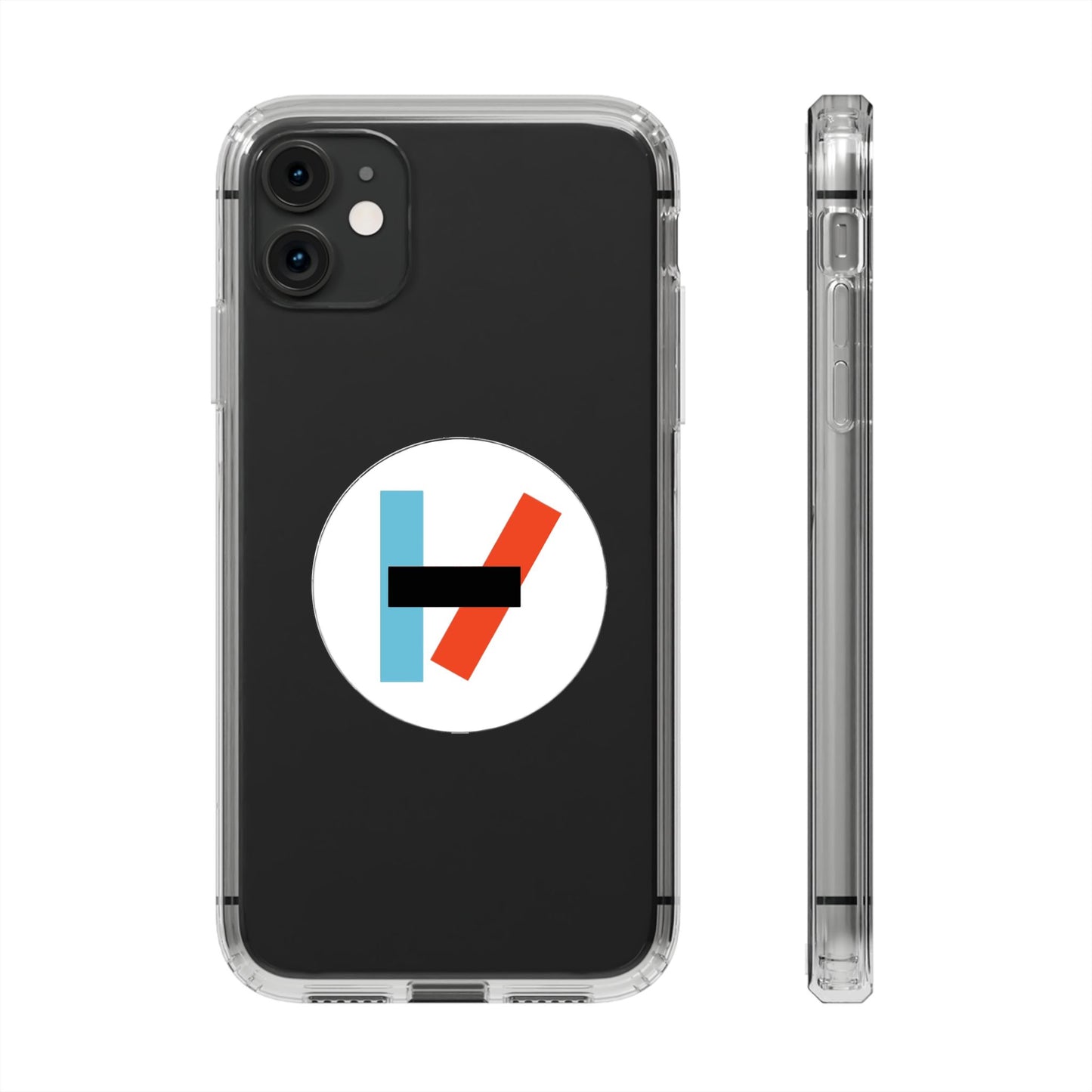 Circle Flame Clear Case