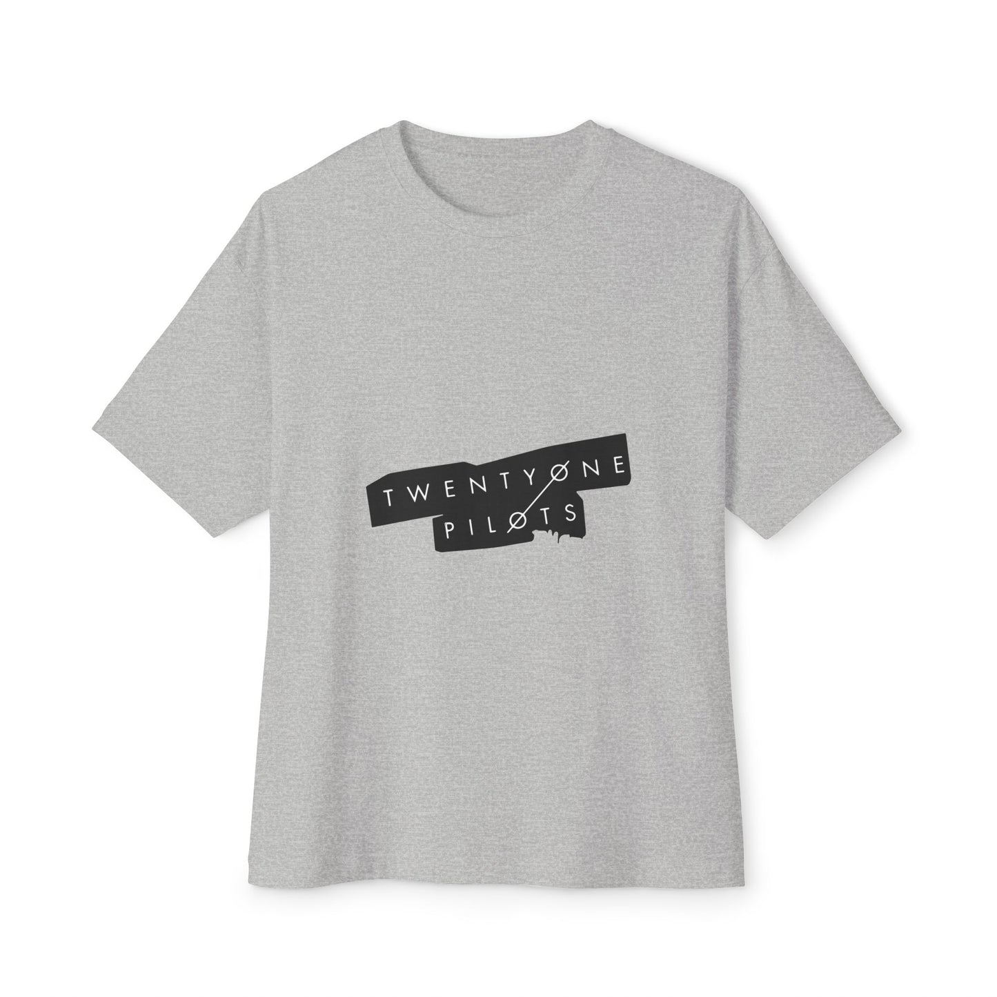 Tilted Echo Unisex Oversized Boxy Tee