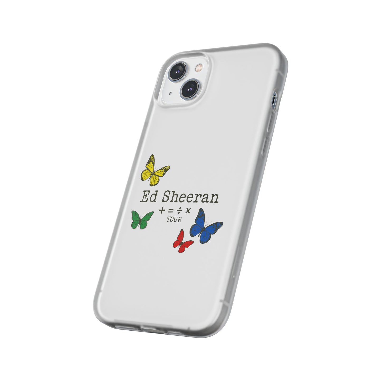 Flexi Case – Ed Sheeran butterfly edition (iPhone X–16 Pro Max)