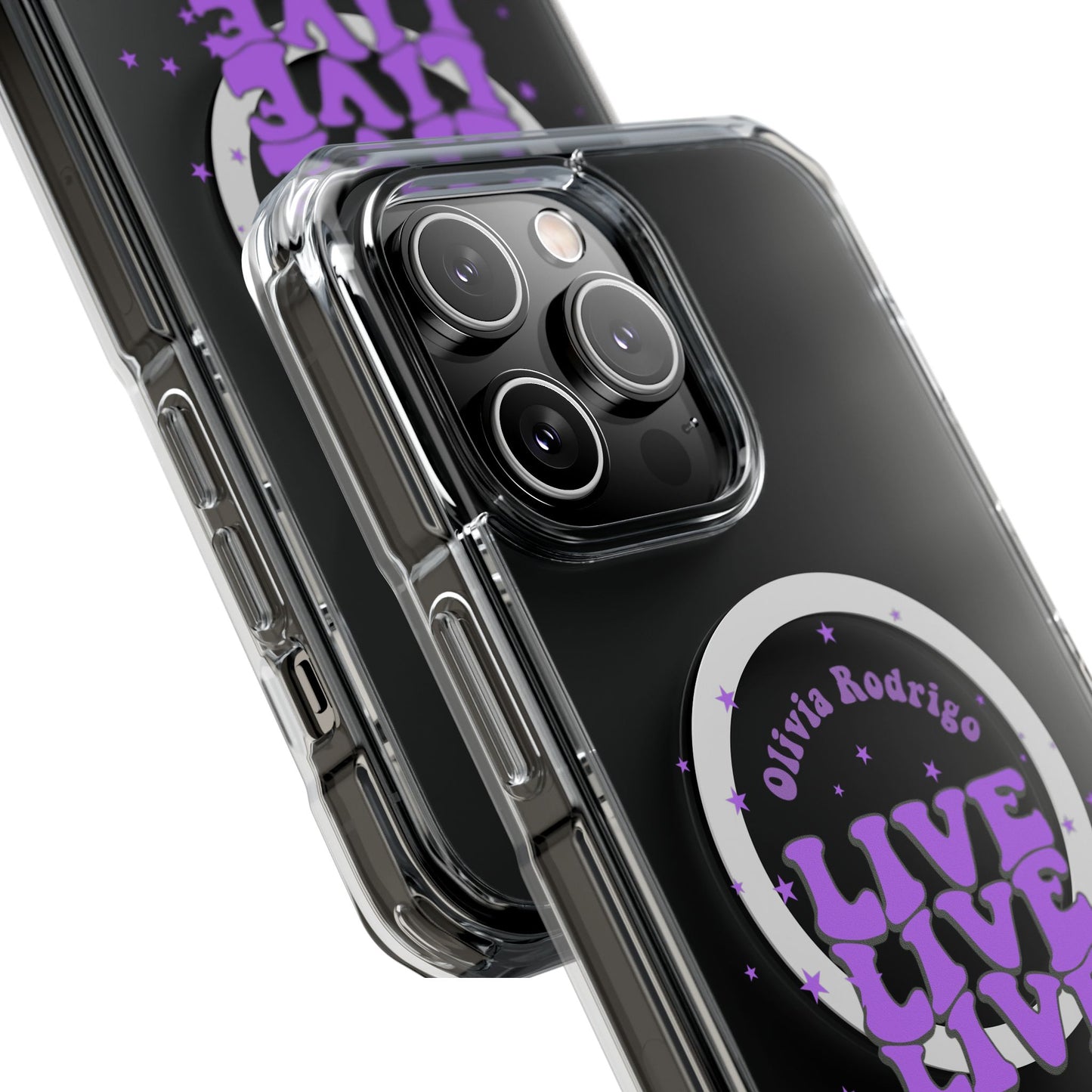 Olivia Rodrigo Live World Tour Magnetic Clear Impact Case