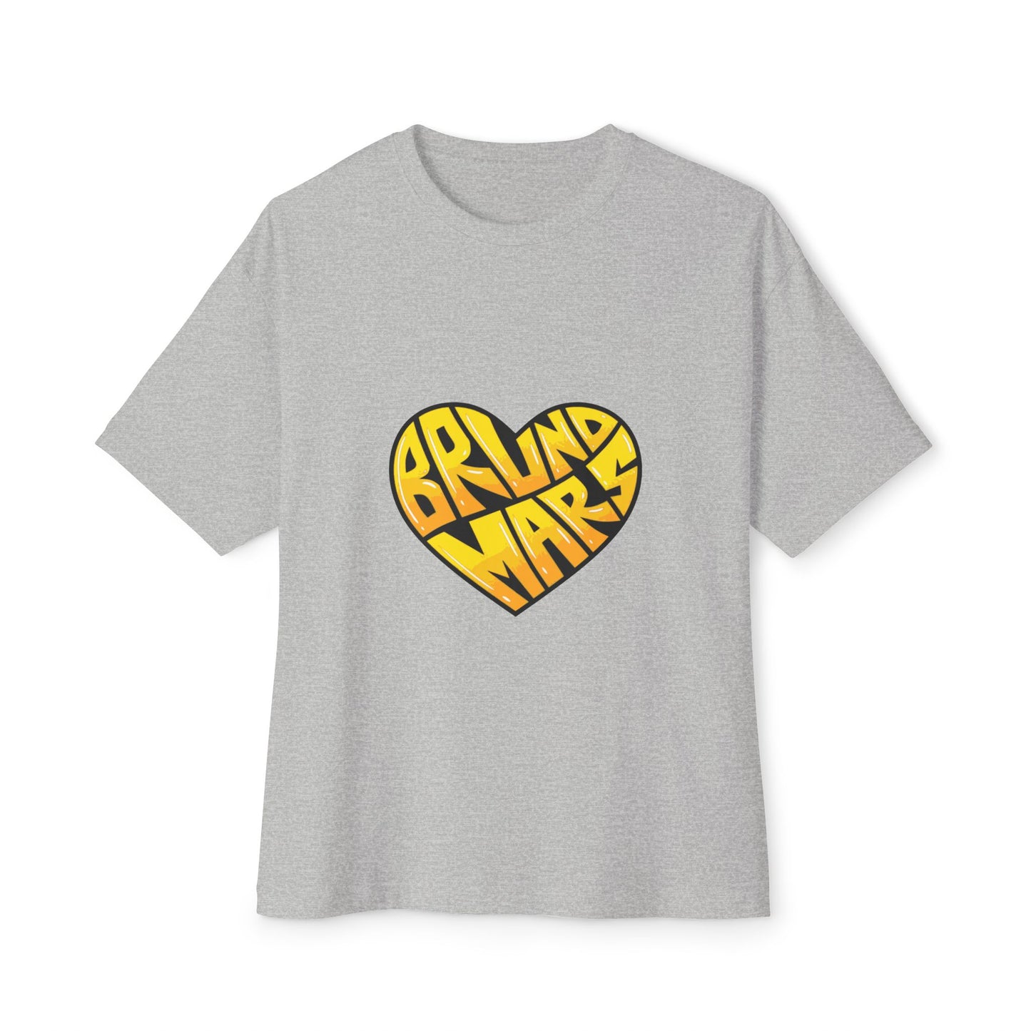 Loud Love Retro Heart Unisex Oversized Boxy Tee