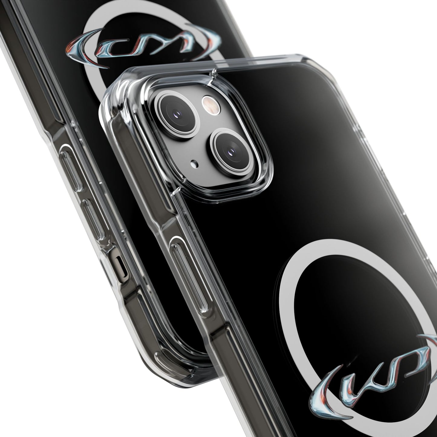 Neon‑Gradient Rua Magnetic Clear Impact cases