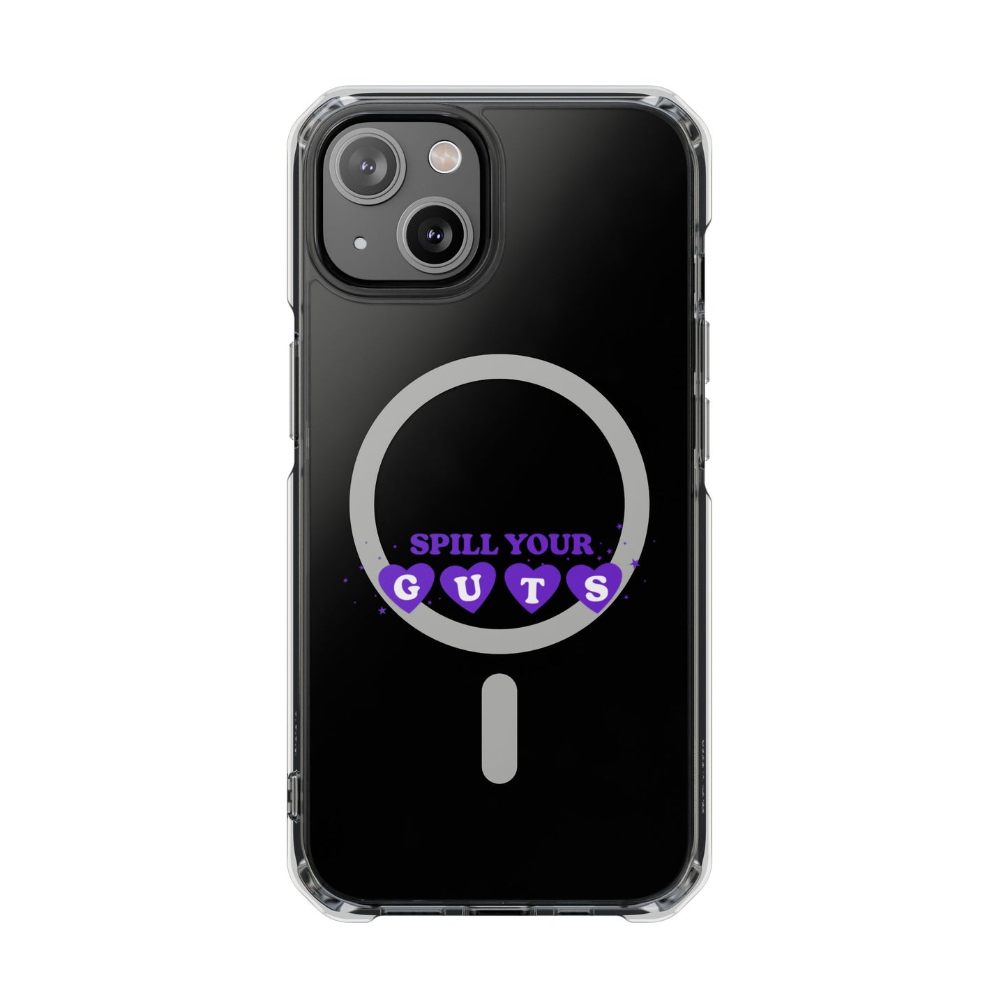 Spill Your Guts Heart Magnetic Clear Impact Case